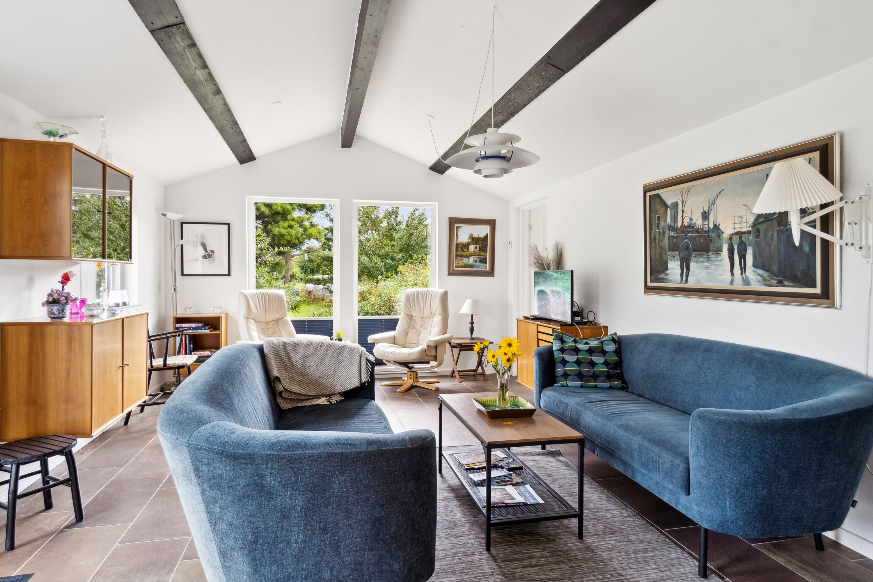 Fremhævet stue billede i fuldskærmstilstand. Billede af Spættevej 37, St Kongsmark, 4200 Slagelse