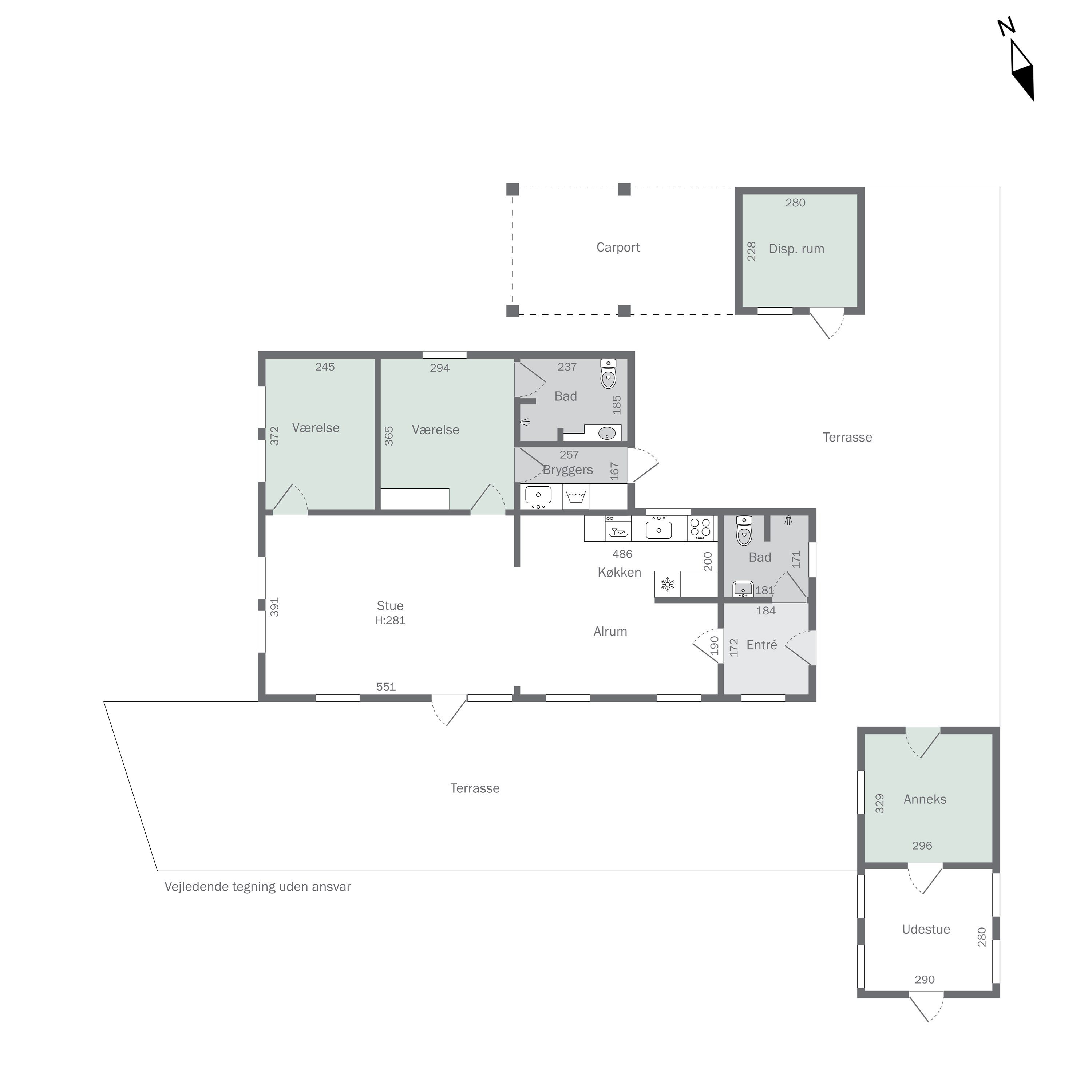 Plantegninger billede af Spættevej 37, St Kongsmark, 4200 Slagelse