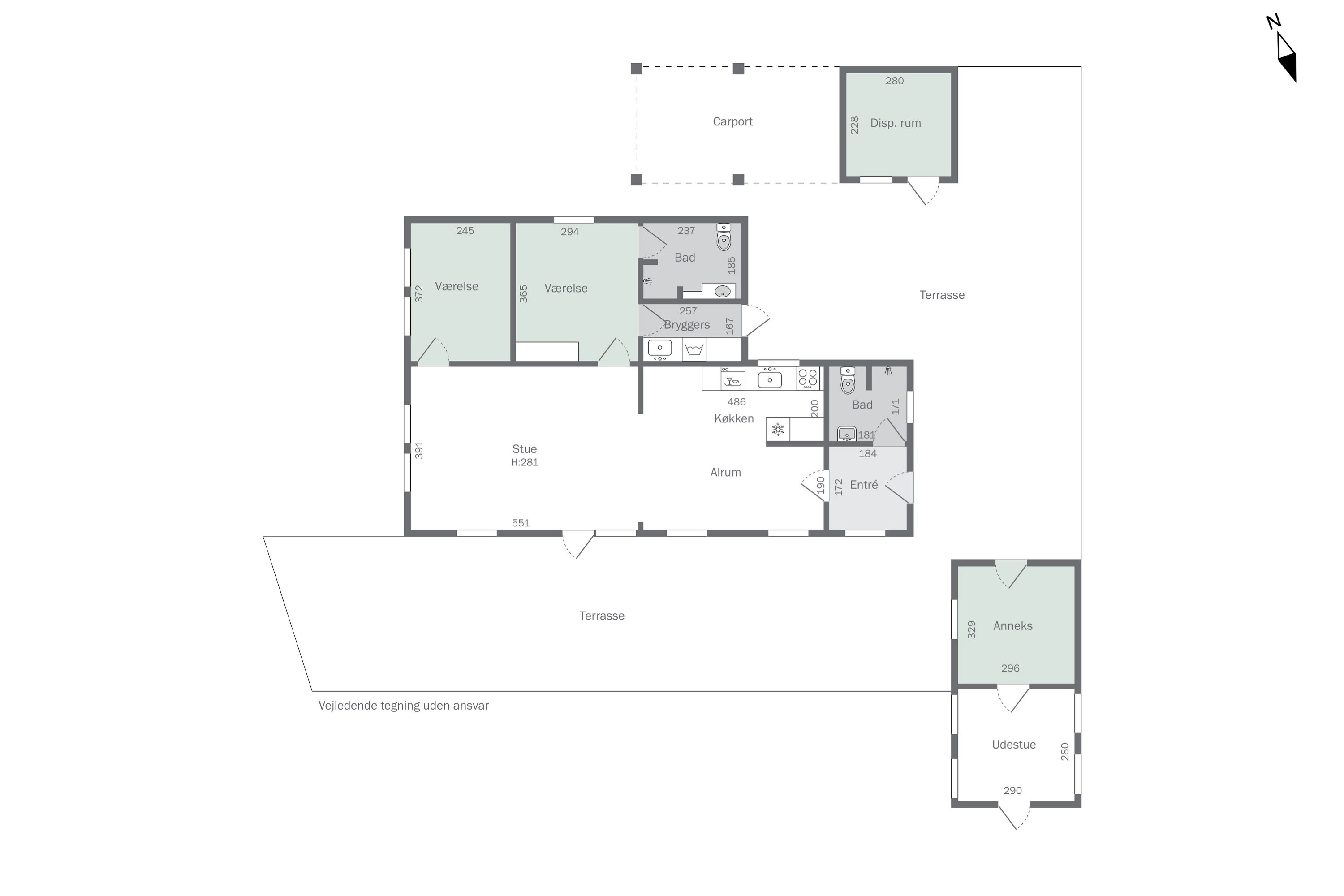 Plantegninger billede af Spættevej 37, St Kongsmark, 4200 Slagelse