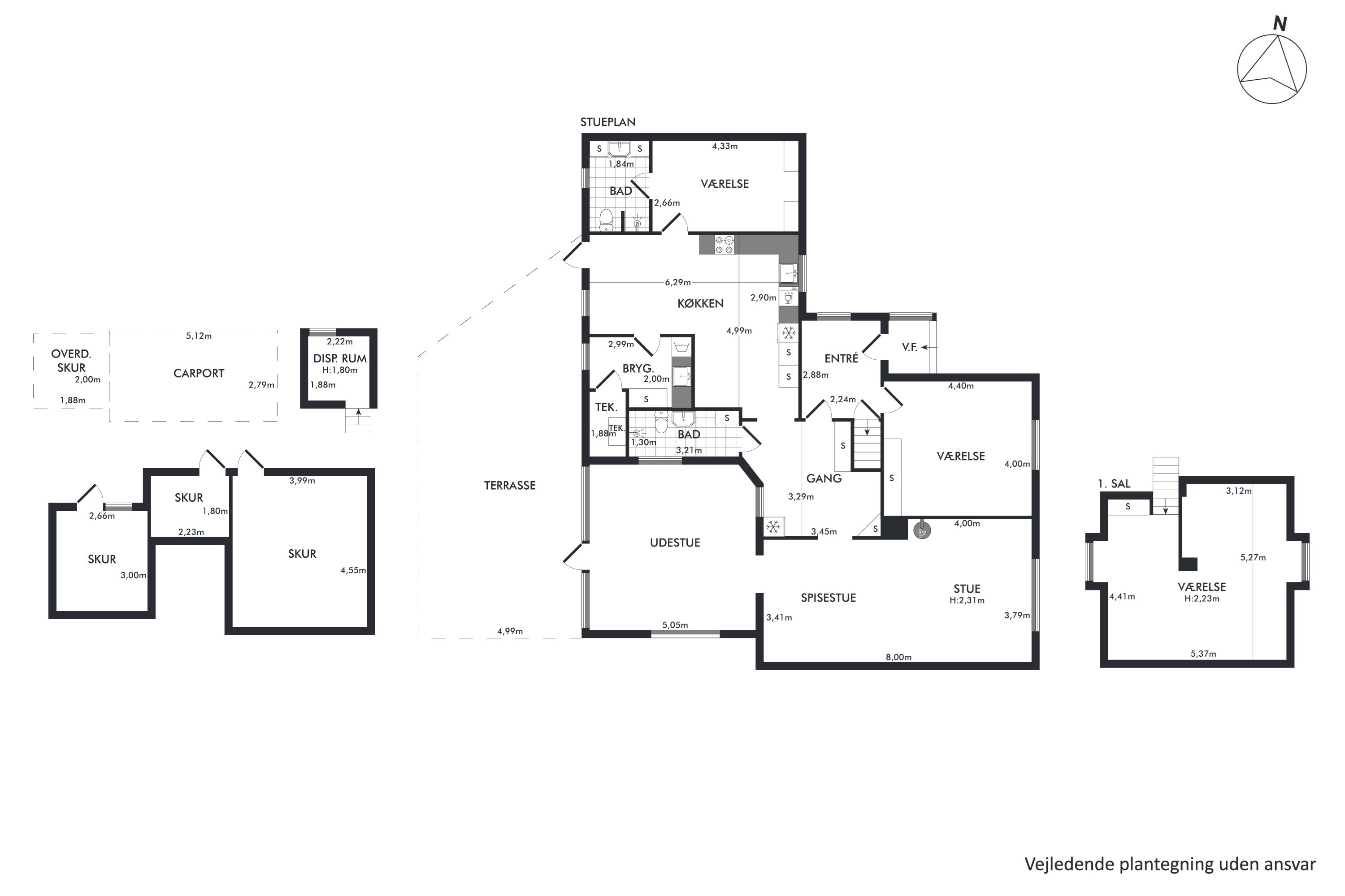 Plantegninger billede af Råbyvej 17, Råby, 4660 Store Heddinge