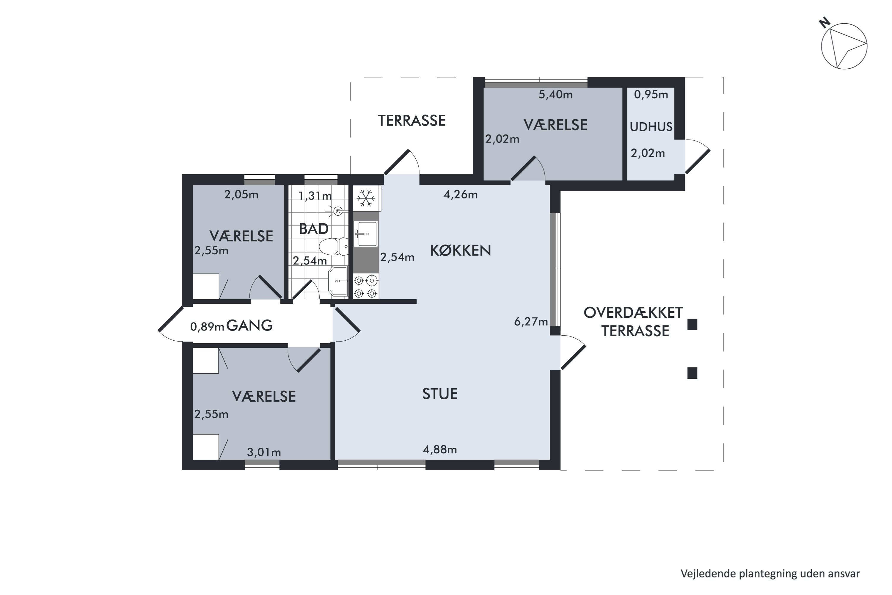 Plantegninger billede af Fasanvej 19, Store Sjørup, 8950 Ørsted