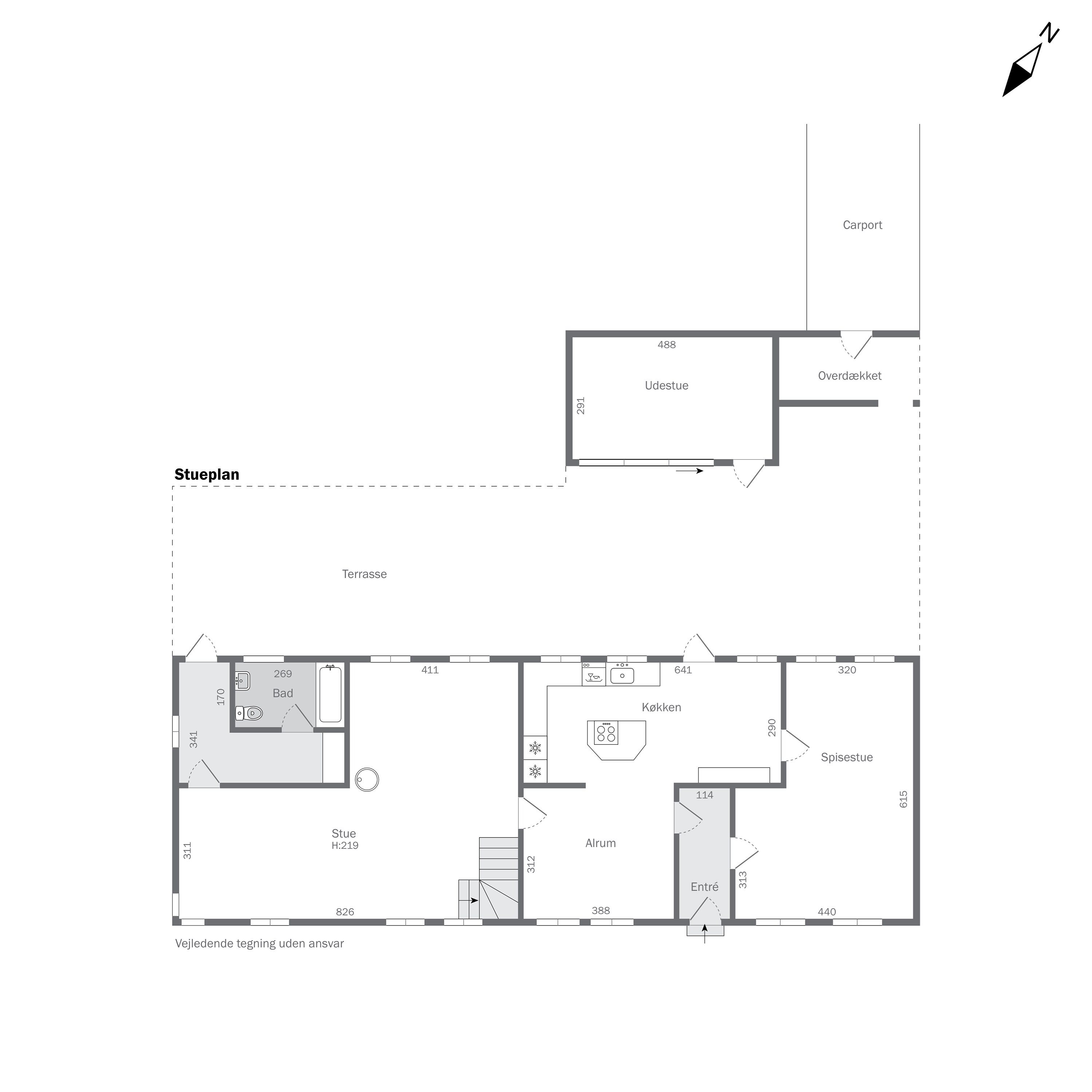 Plantegninger billede af Langegade 89, 5300 Kerteminde