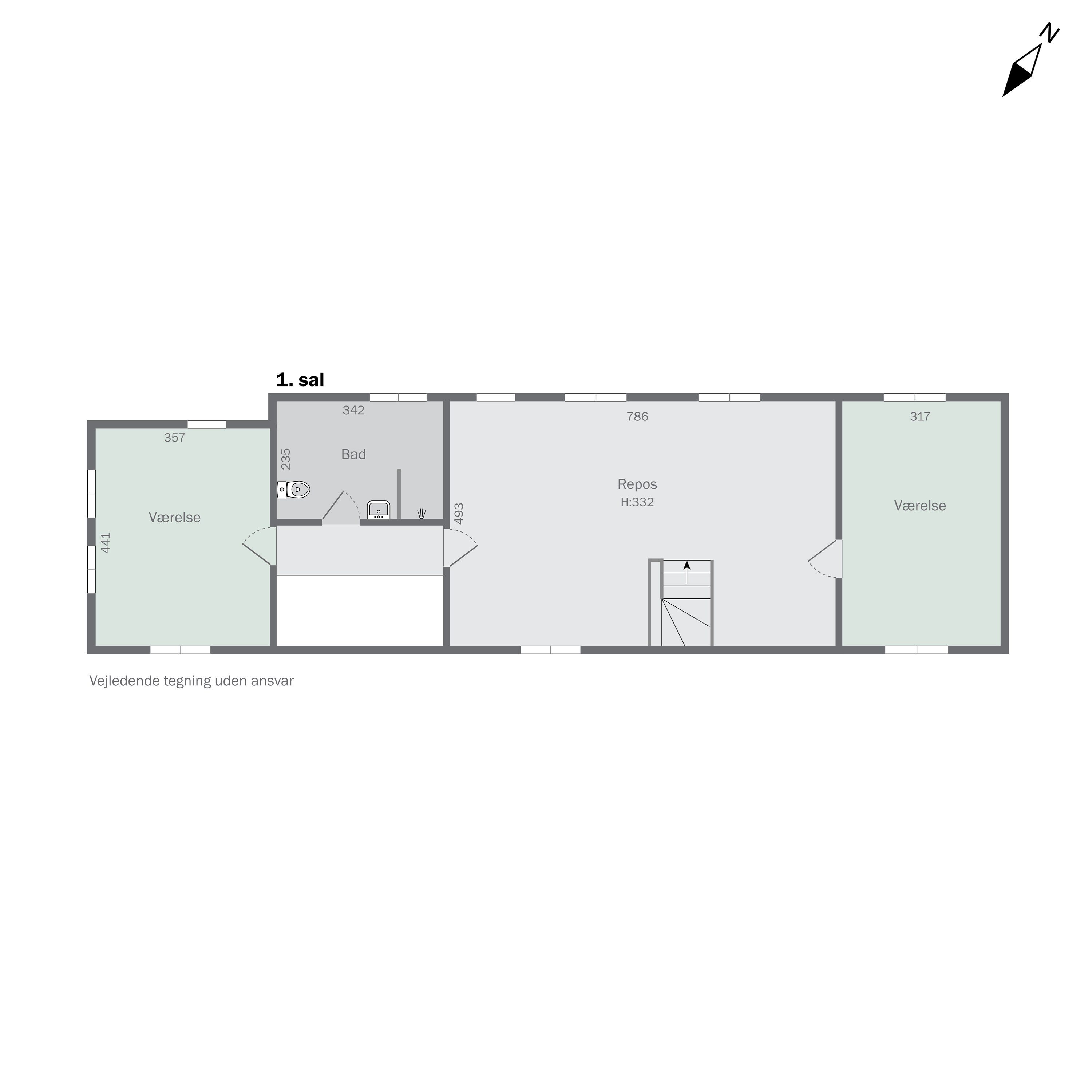 Plantegninger billede af Langegade 89, 5300 Kerteminde