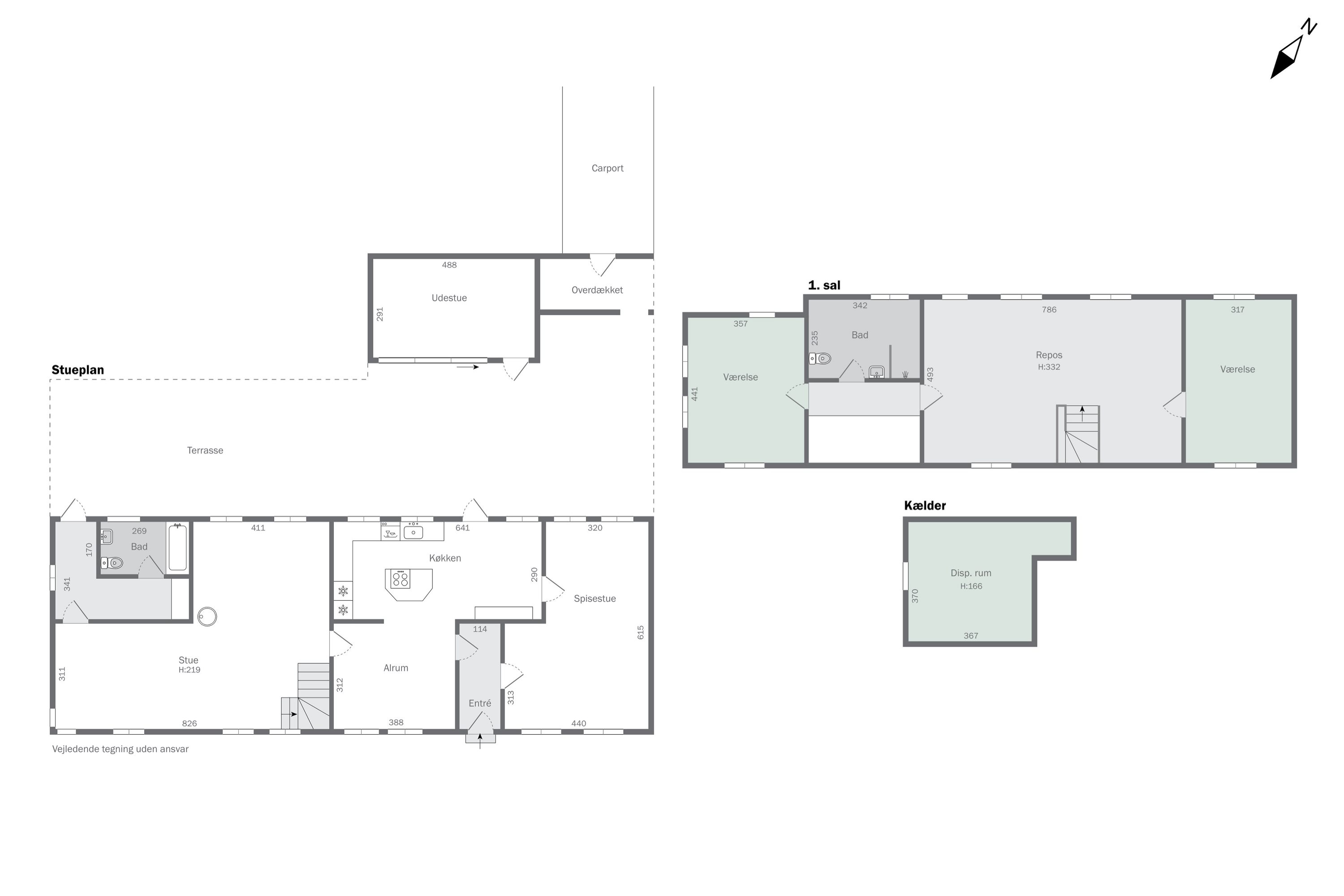 Plantegninger billede af Langegade 89, 5300 Kerteminde
