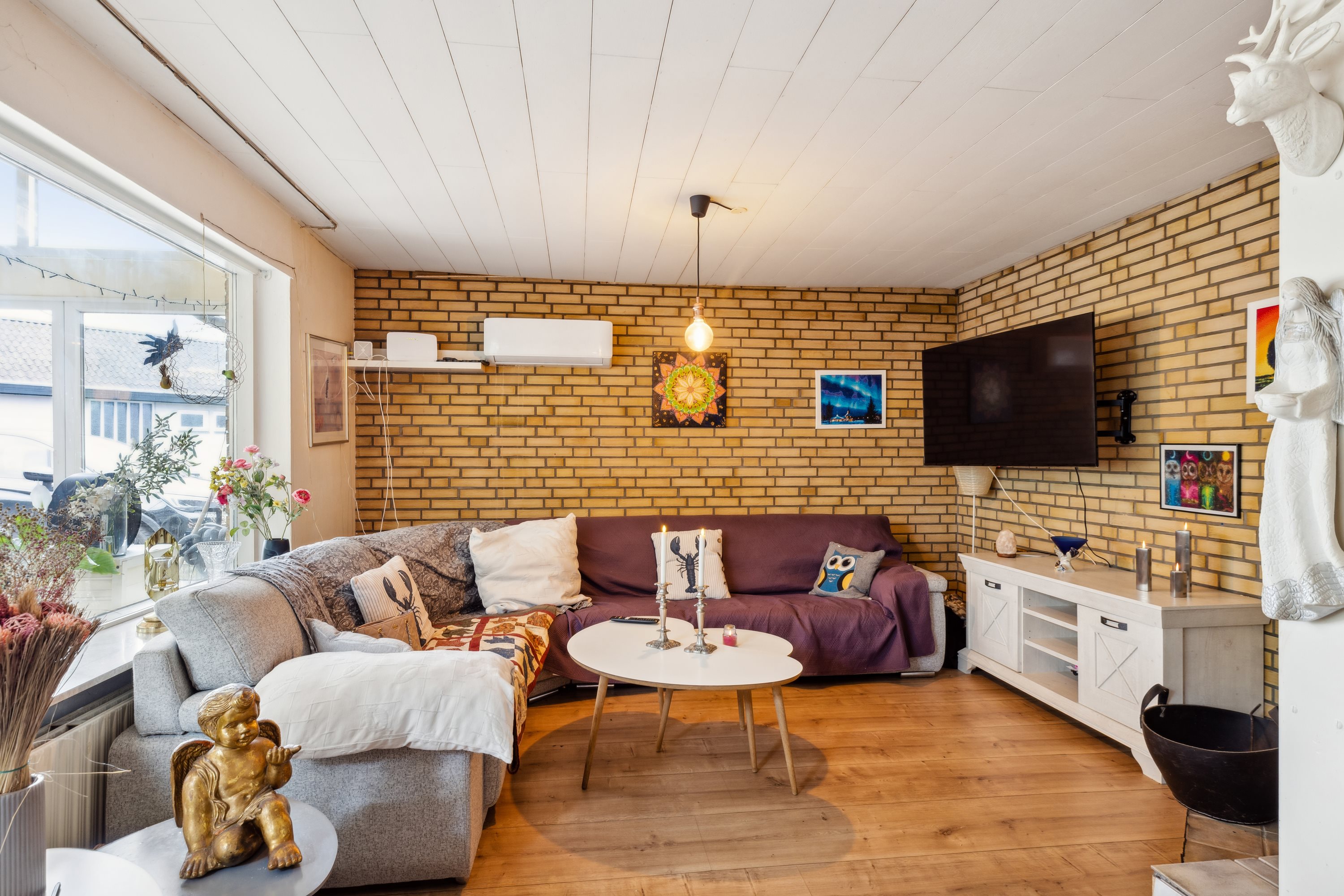 Fremhævet stue billede i fuldskærmstilstand. Billede af Hjørnet 10, Mjels, 6430 Nordborg