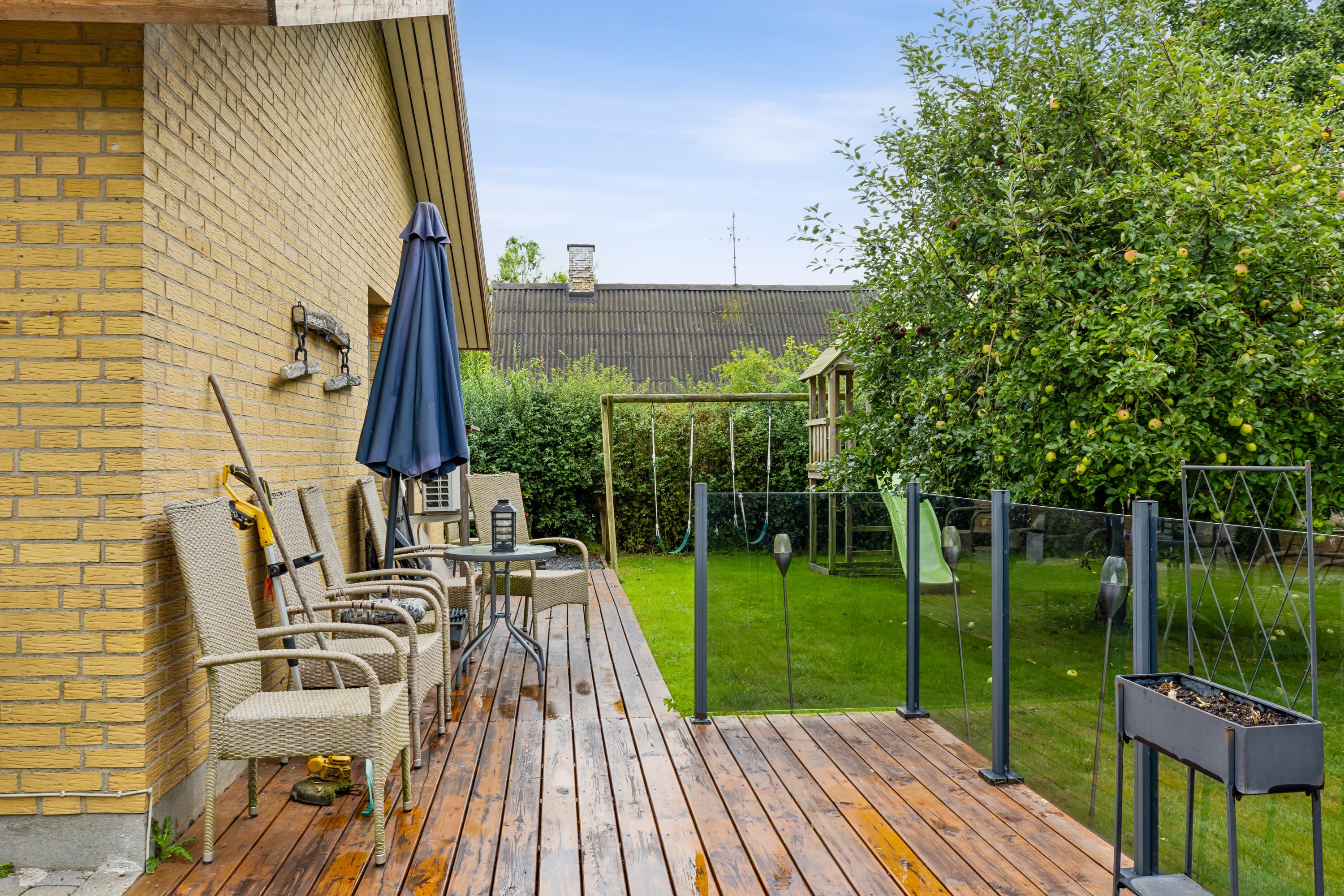 Fremhævet terrasse billede i fuldskærmstilstand. Billede af Hjørnet 10, Mjels, 6430 Nordborg