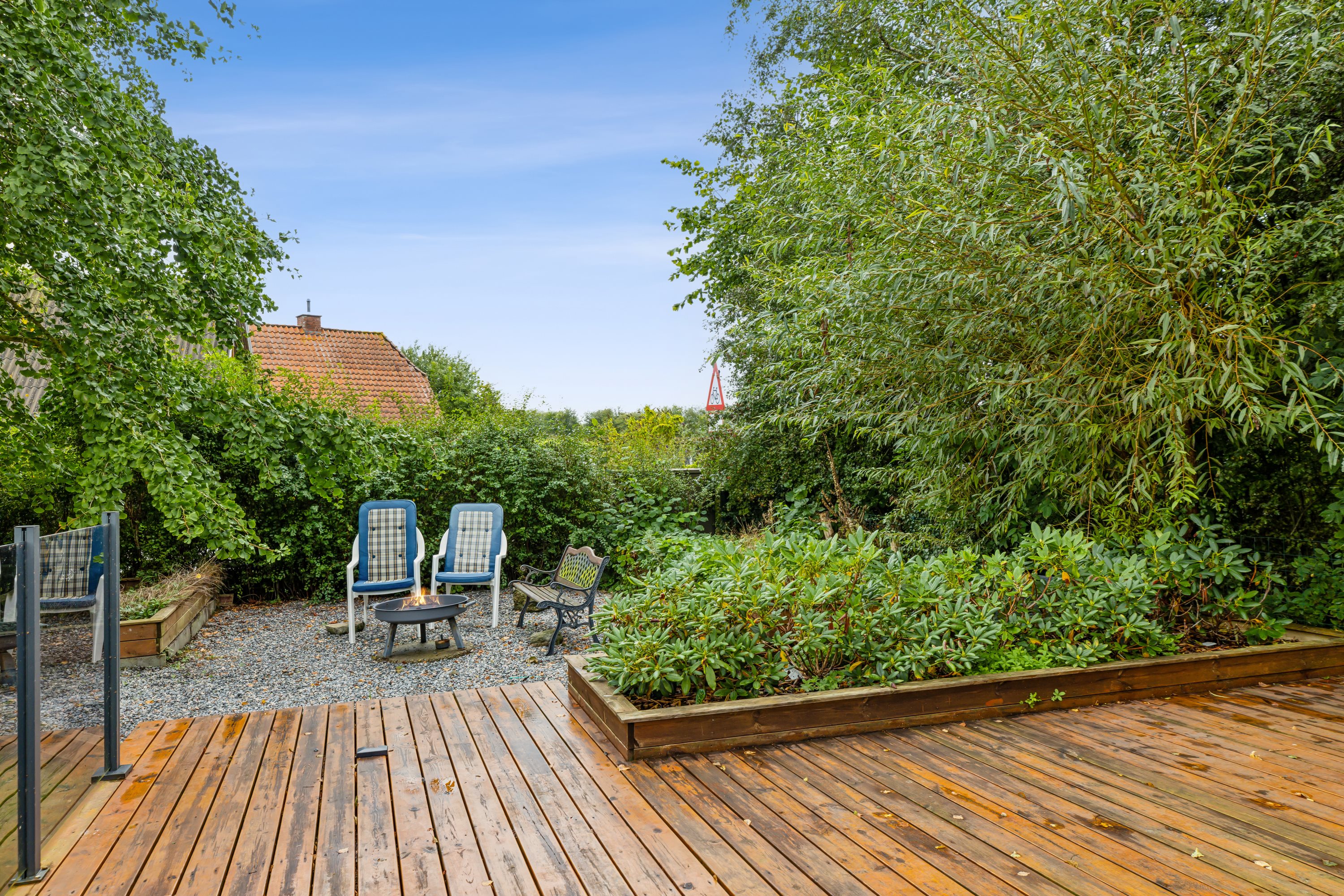 Fremhævet have billede i fuldskærmstilstand. Billede af Hjørnet 10, Mjels, 6430 Nordborg