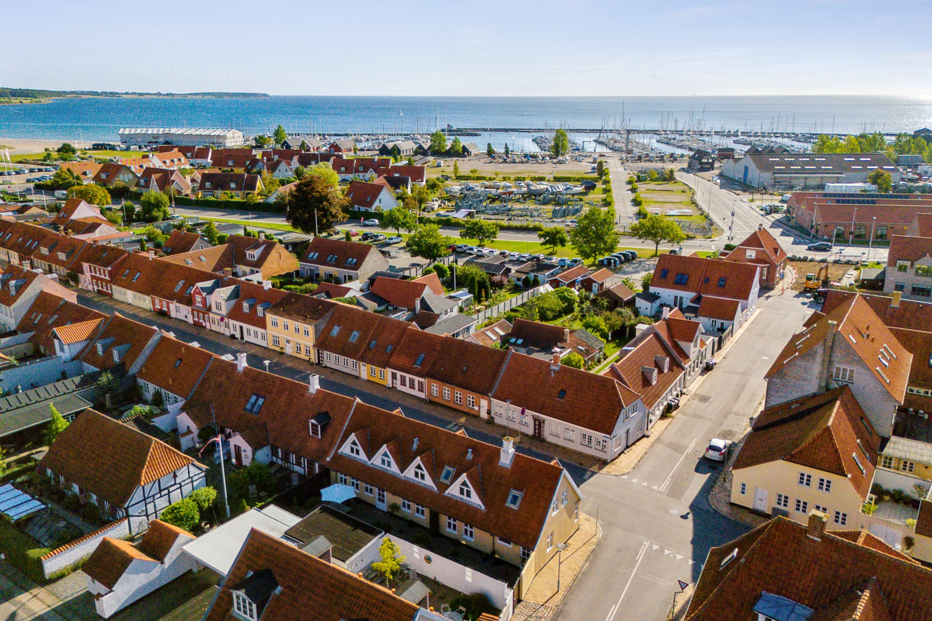 Fremhævet luftfoto billede i fuldskærmstilstand. Billede af Langegade 89, 5300 Kerteminde