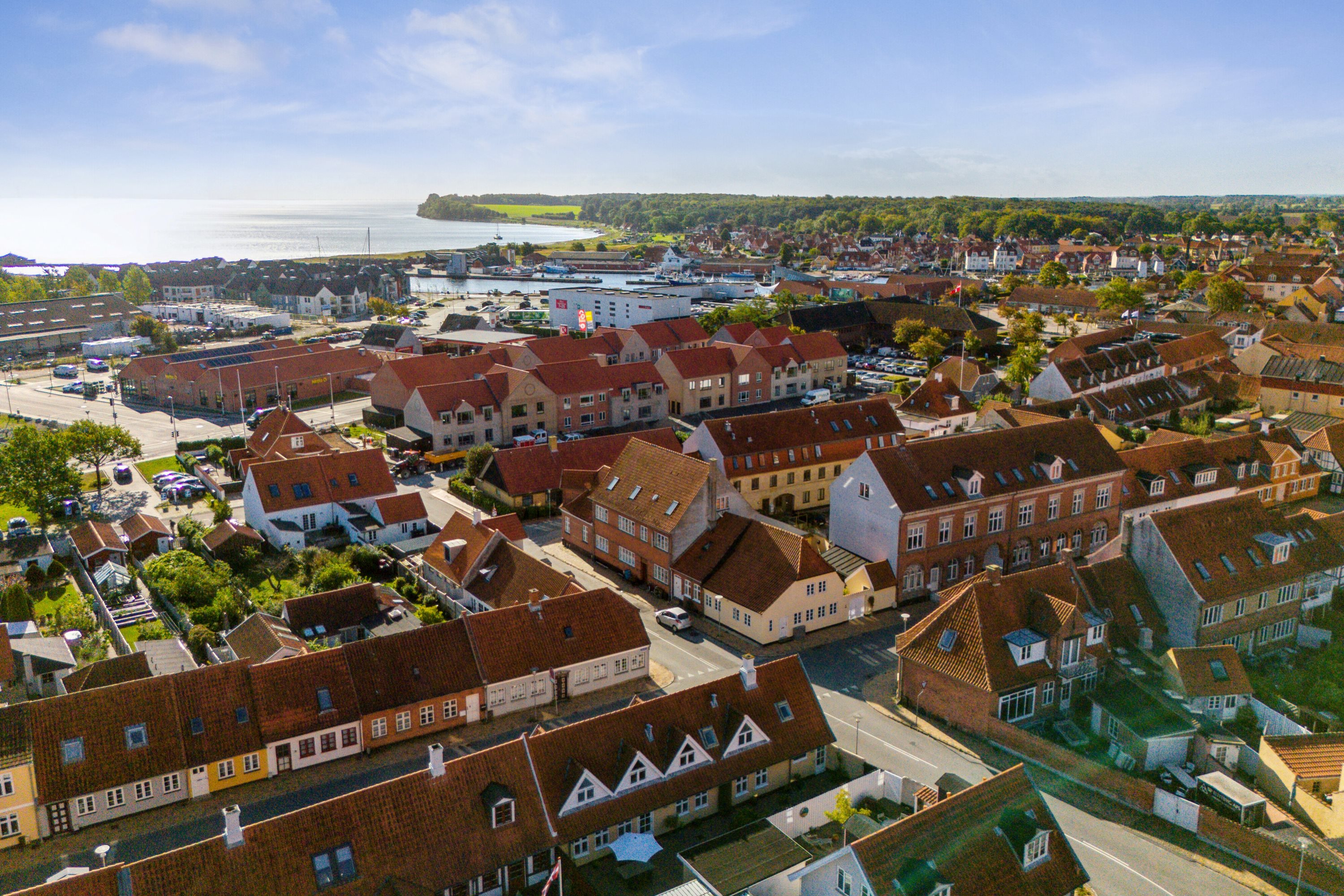 Fremhævet luftfoto billede i fuldskærmstilstand. Billede af Langegade 89, 5300 Kerteminde