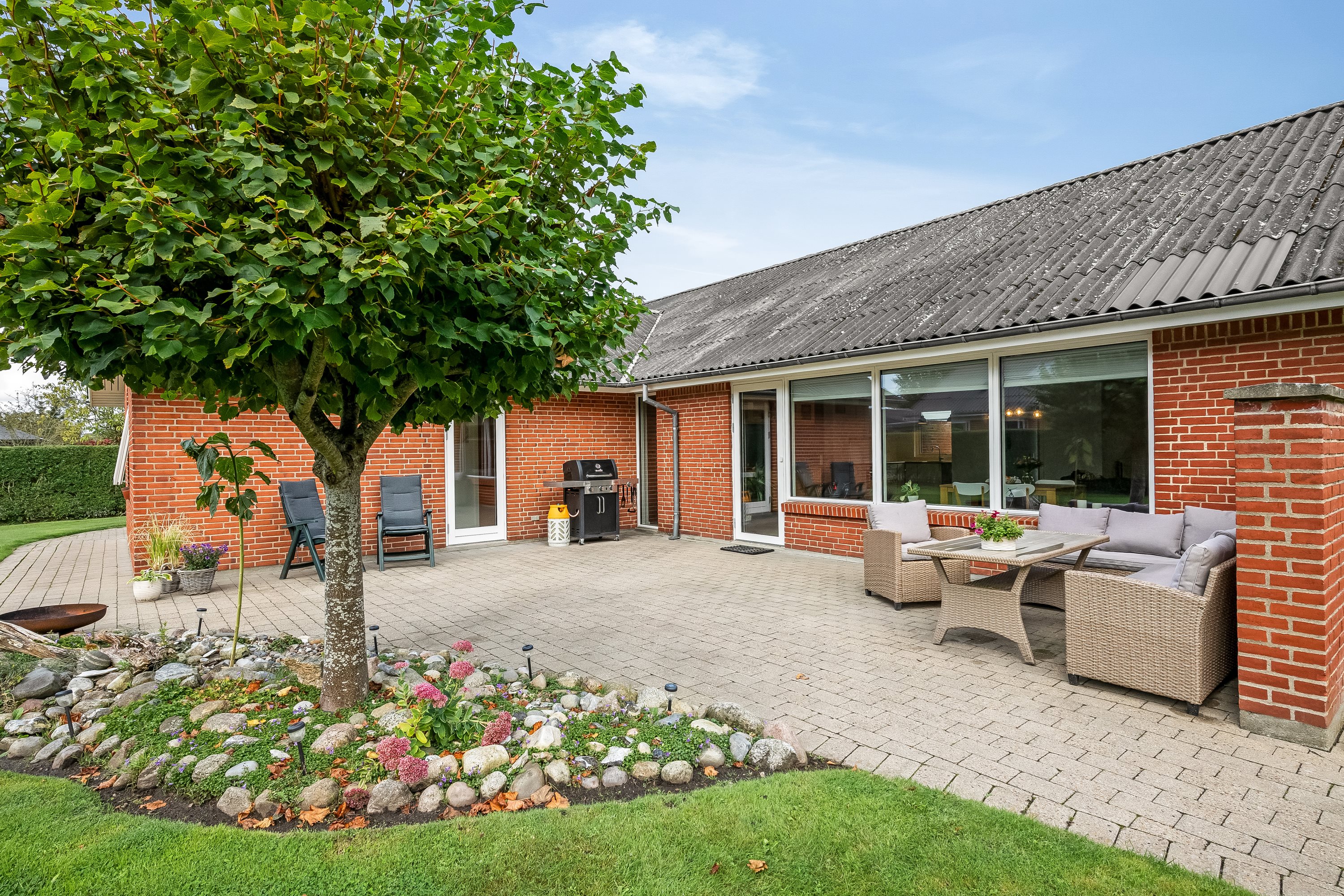 Fremhævet terrasse billede i fuldskærmstilstand. Billede af Vald Poulsens Vej 5, 7500 Holstebro