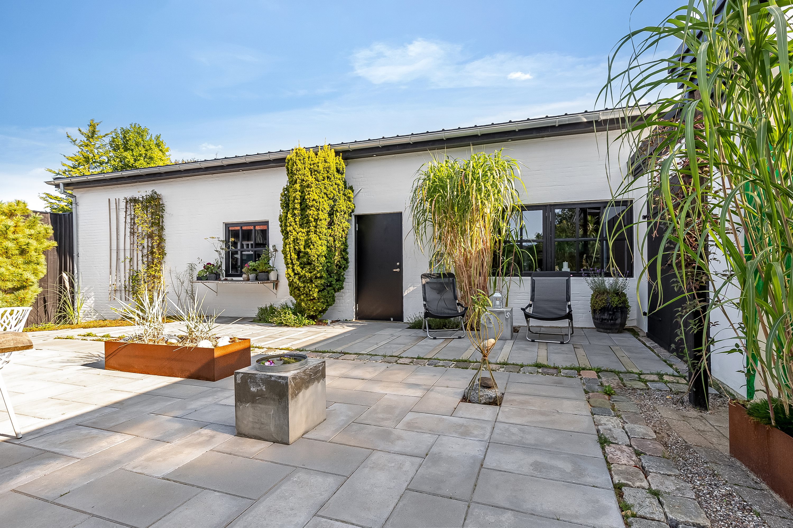 Fremhævet gårdhave billede i fuldskærmstilstand. Billede af Idyl 13, Tved, 6000 Kolding