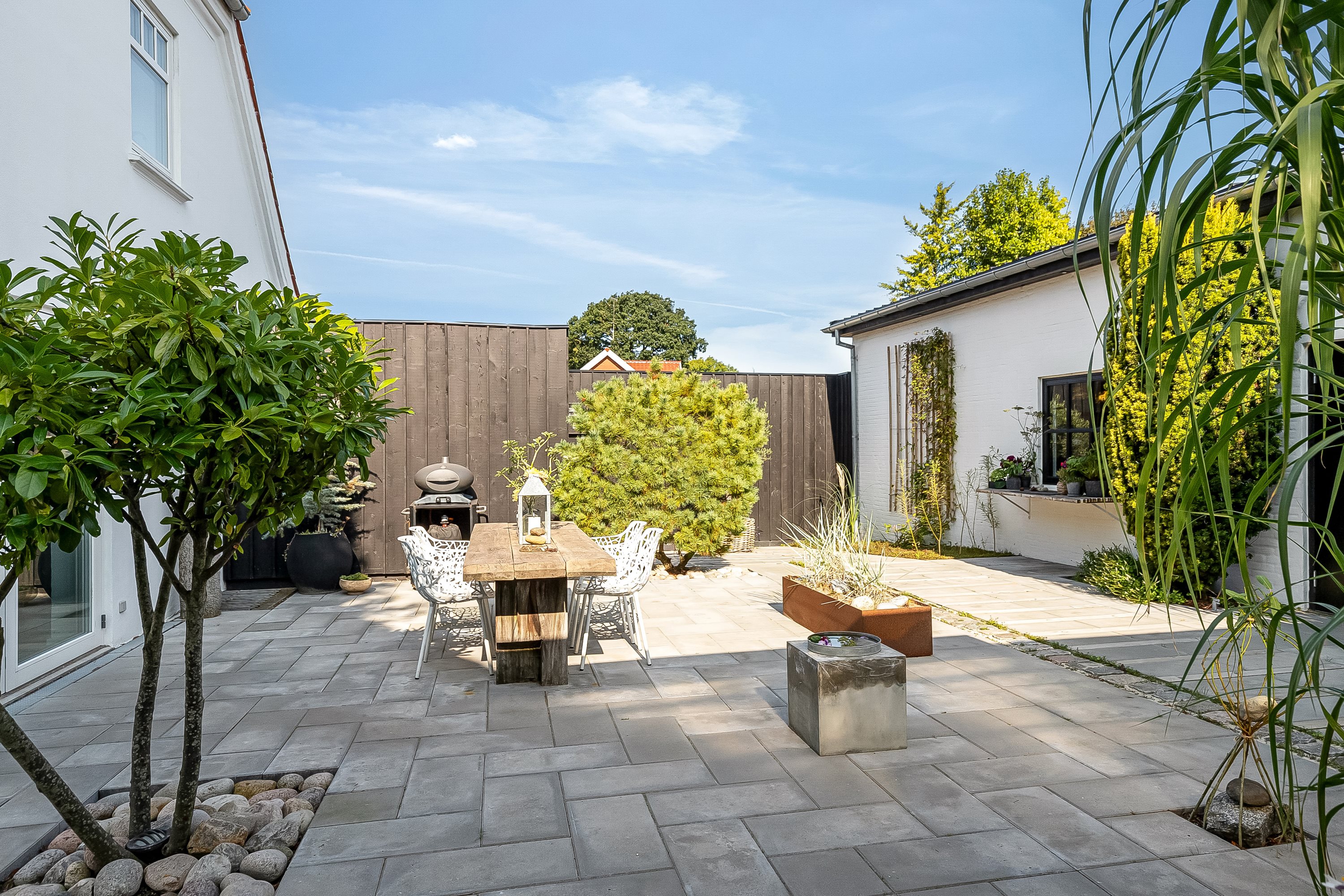 Fremhævet gårdhave billede i fuldskærmstilstand. Billede af Idyl 13, Tved, 6000 Kolding