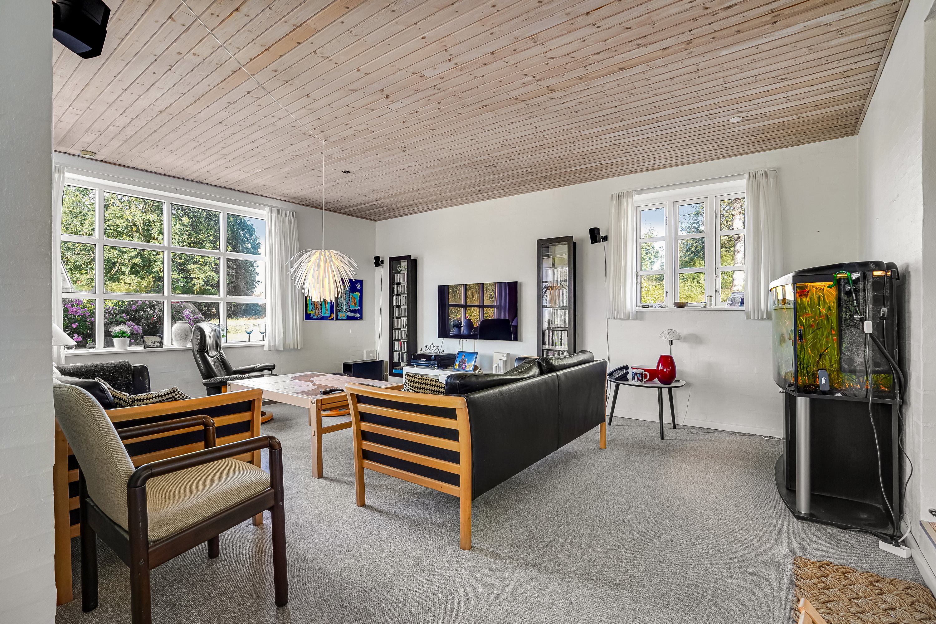 Fremhævet stue billede i fuldskærmstilstand. Billede af Raskvej 50, 8763 Rask Mølle