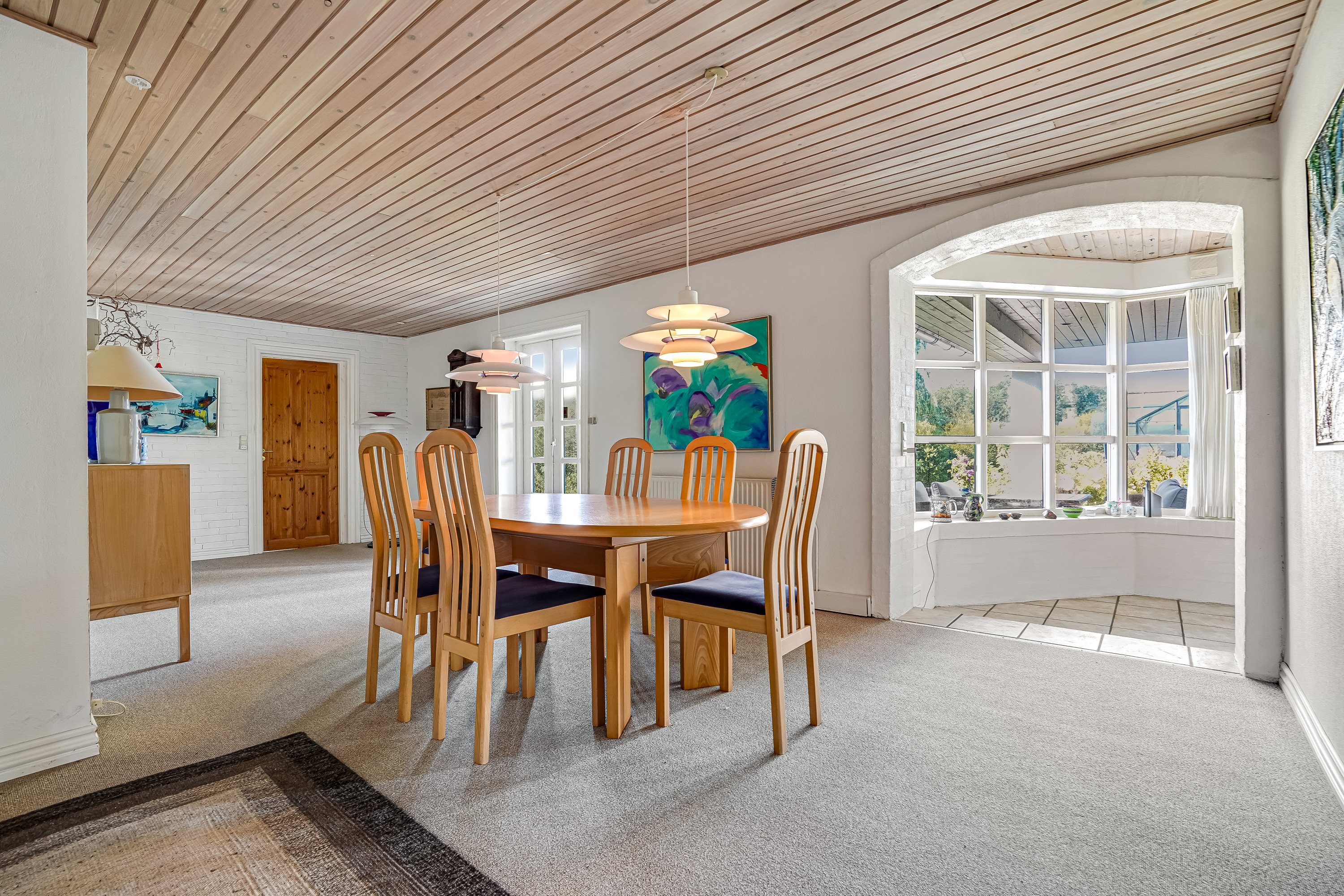 Fremhævet stue billede i fuldskærmstilstand. Billede af Raskvej 50, 8763 Rask Mølle