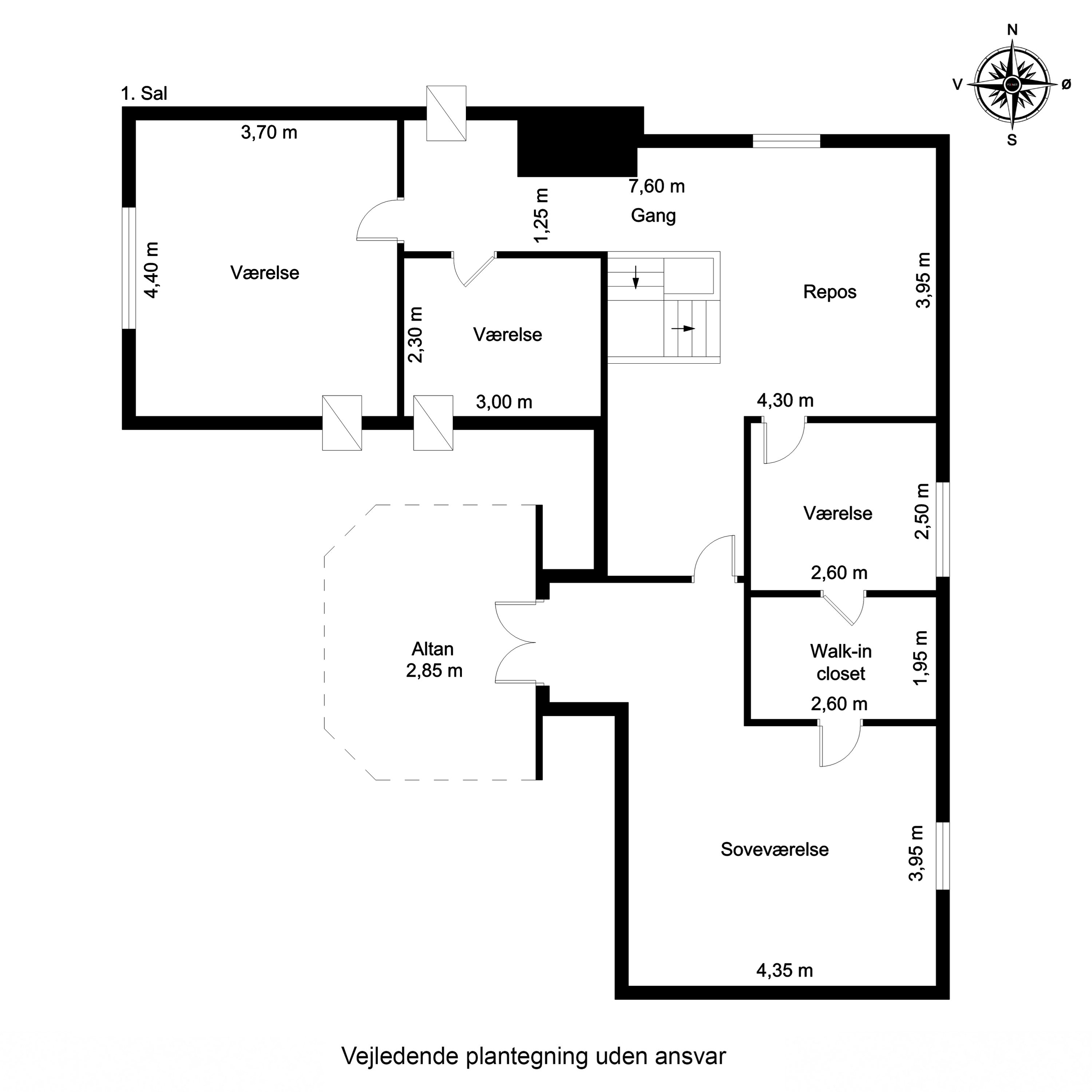 Plantegninger billede af Raskvej 50, 8763 Rask Mølle