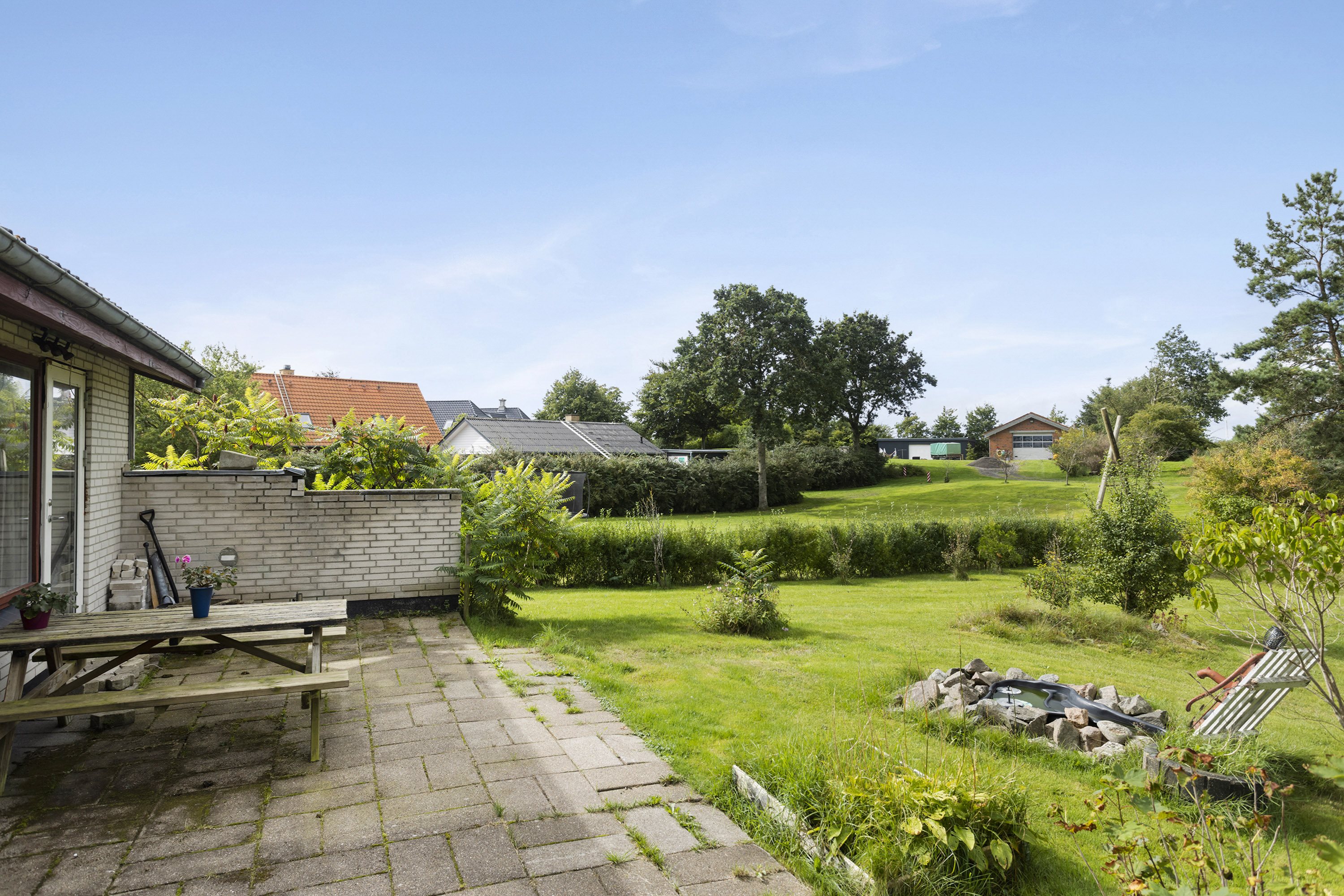 Fremhævet terrasse billede i fuldskærmstilstand. Billede af Klydevej 8A, Voerså, 9300 Sæby