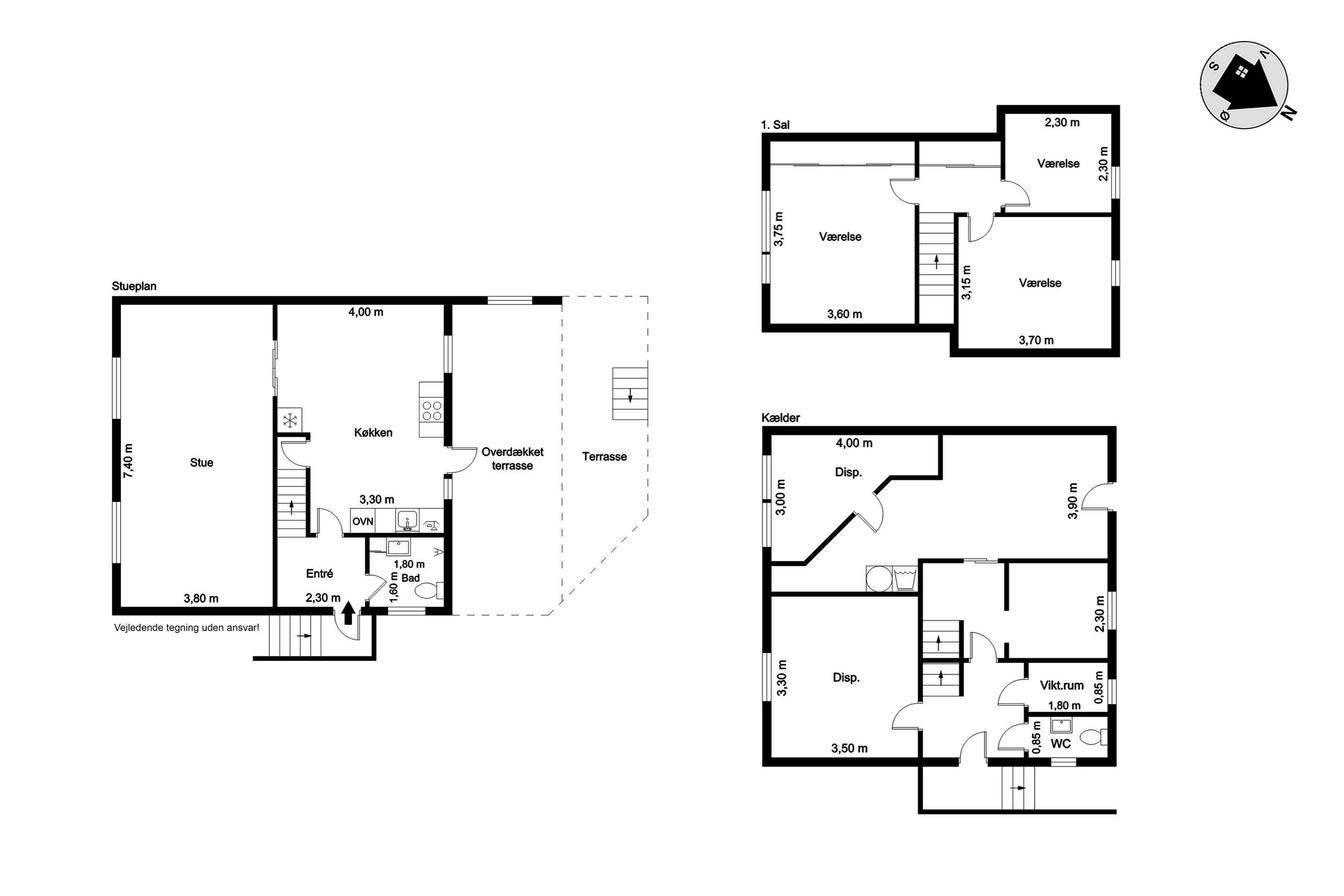 Plantegninger billede af Finderupvej 18, Herborg, 6920 Videbæk