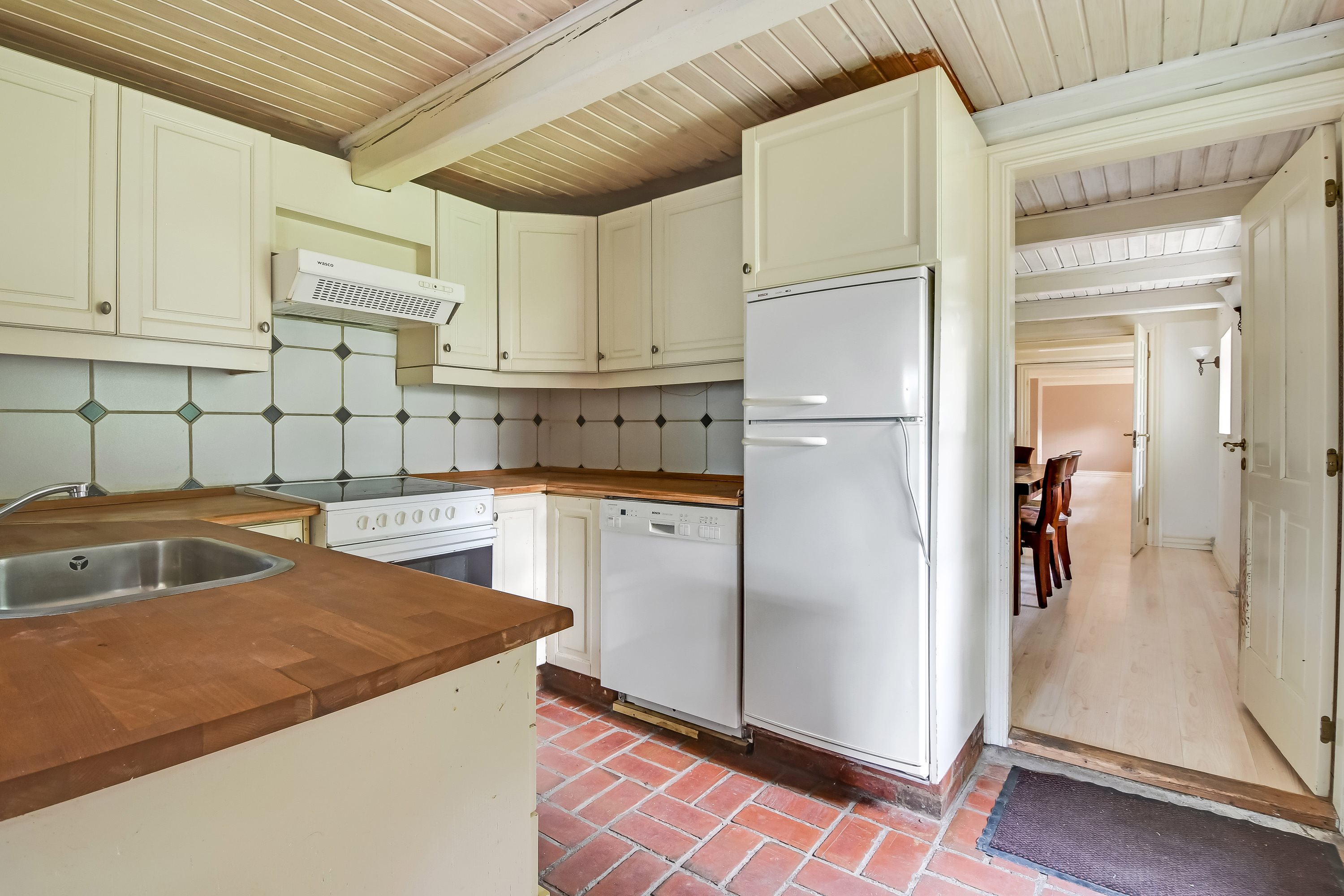 Fremhævet køkken billede i fuldskærmstilstand. Billede af Klosterhedevej 10, Gudum, 7620 Lemvig