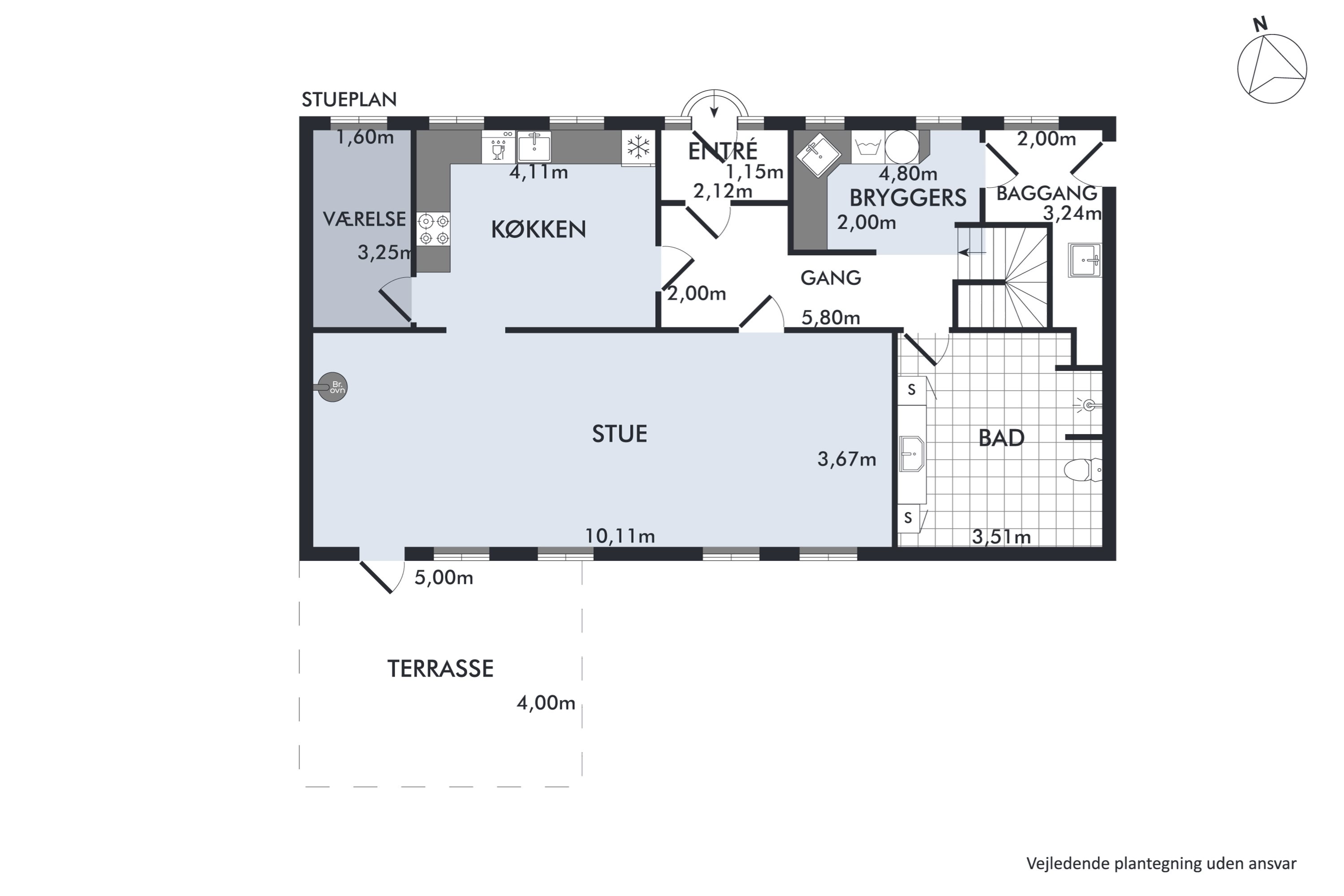 Plantegninger billede af Hillerupvej 67, Hillerup, 6760 Ribe