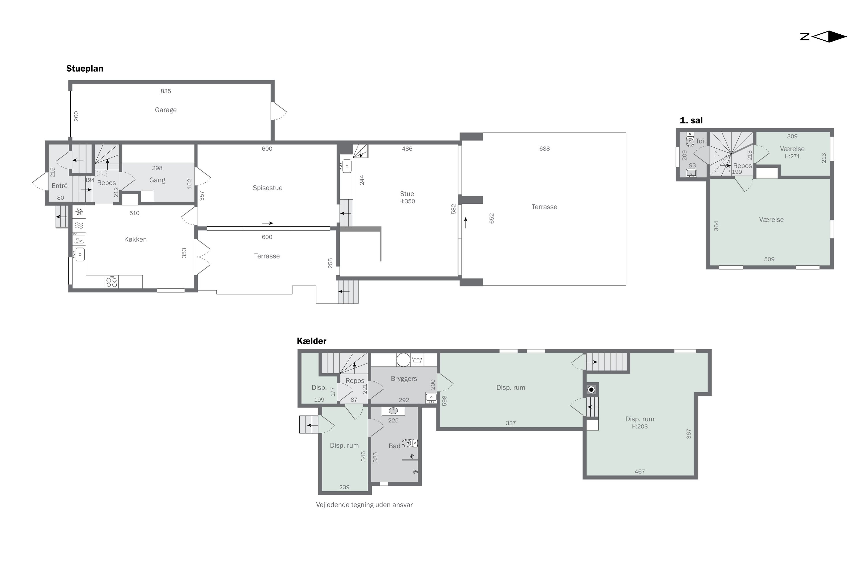 Plantegninger billede af Capellas Alle 23, 2770 Kastrup