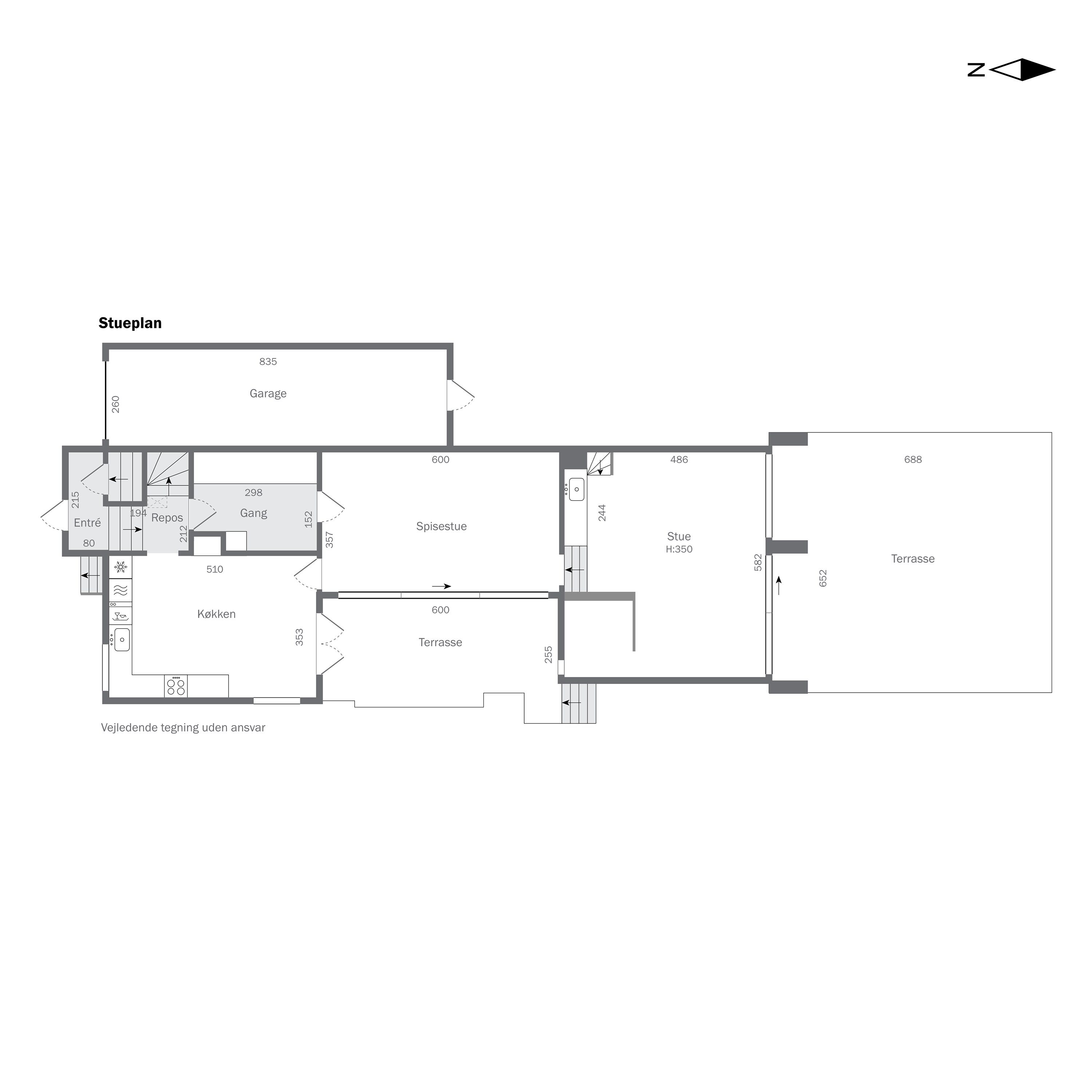 Plantegninger billede af Capellas Alle 23, 2770 Kastrup