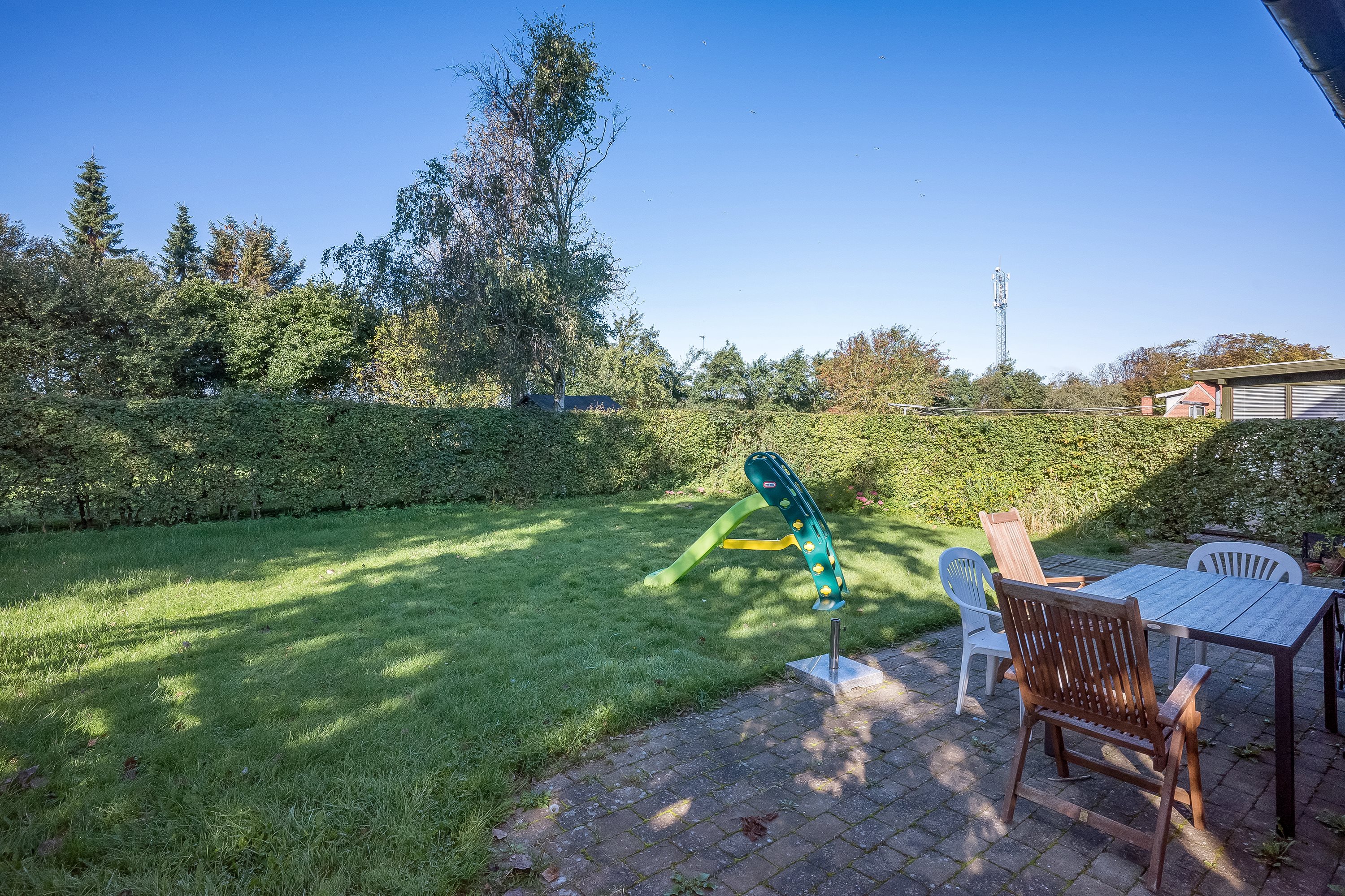 Fremhævet terrasse billede i fuldskærmstilstand. Billede af Vesterled 28, 7620 Lemvig