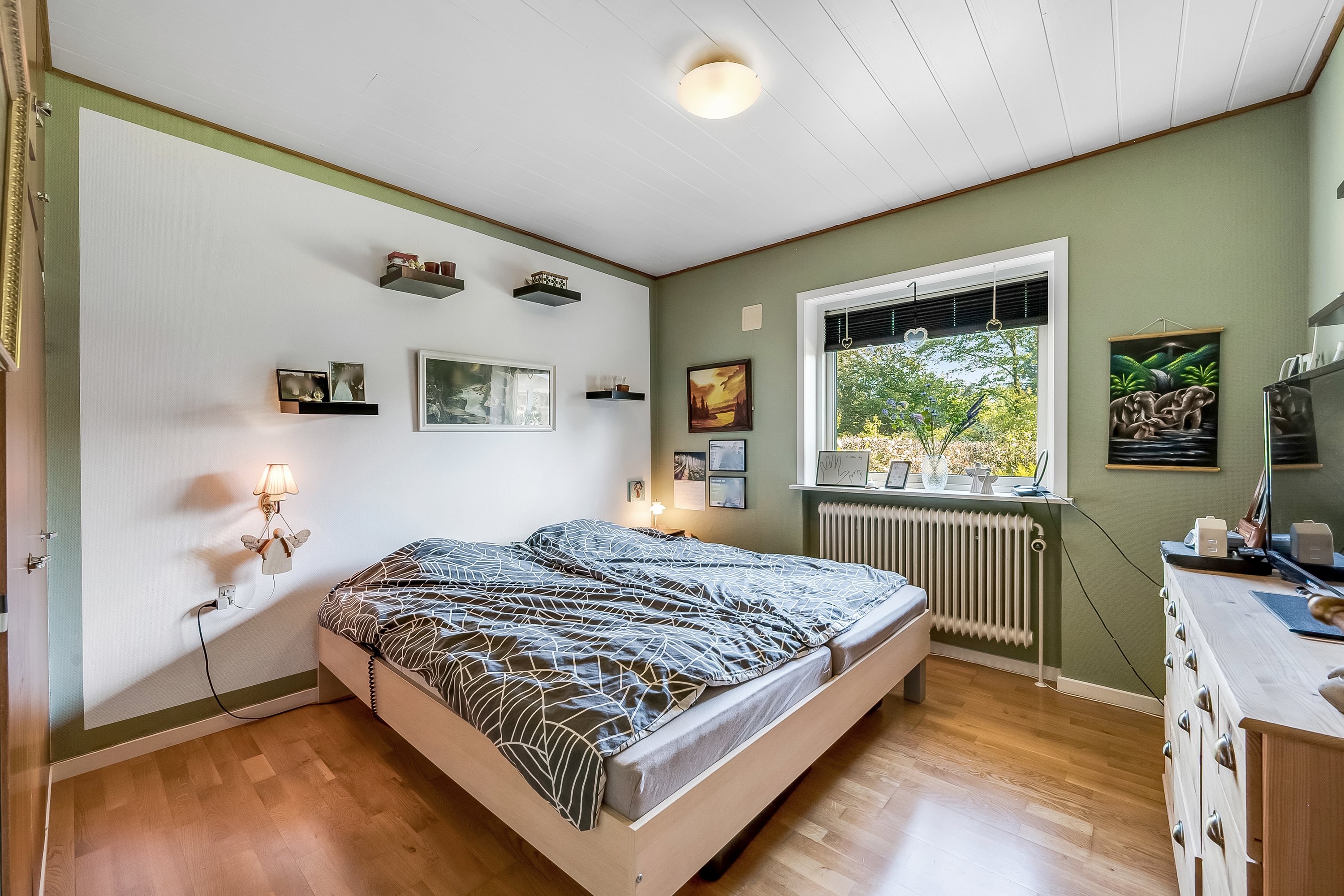 Fremhævet soveværelse billede i fuldskærmstilstand. Billede af Lille Fiskbækvej 12, Fiskbæk, 6920 Videbæk