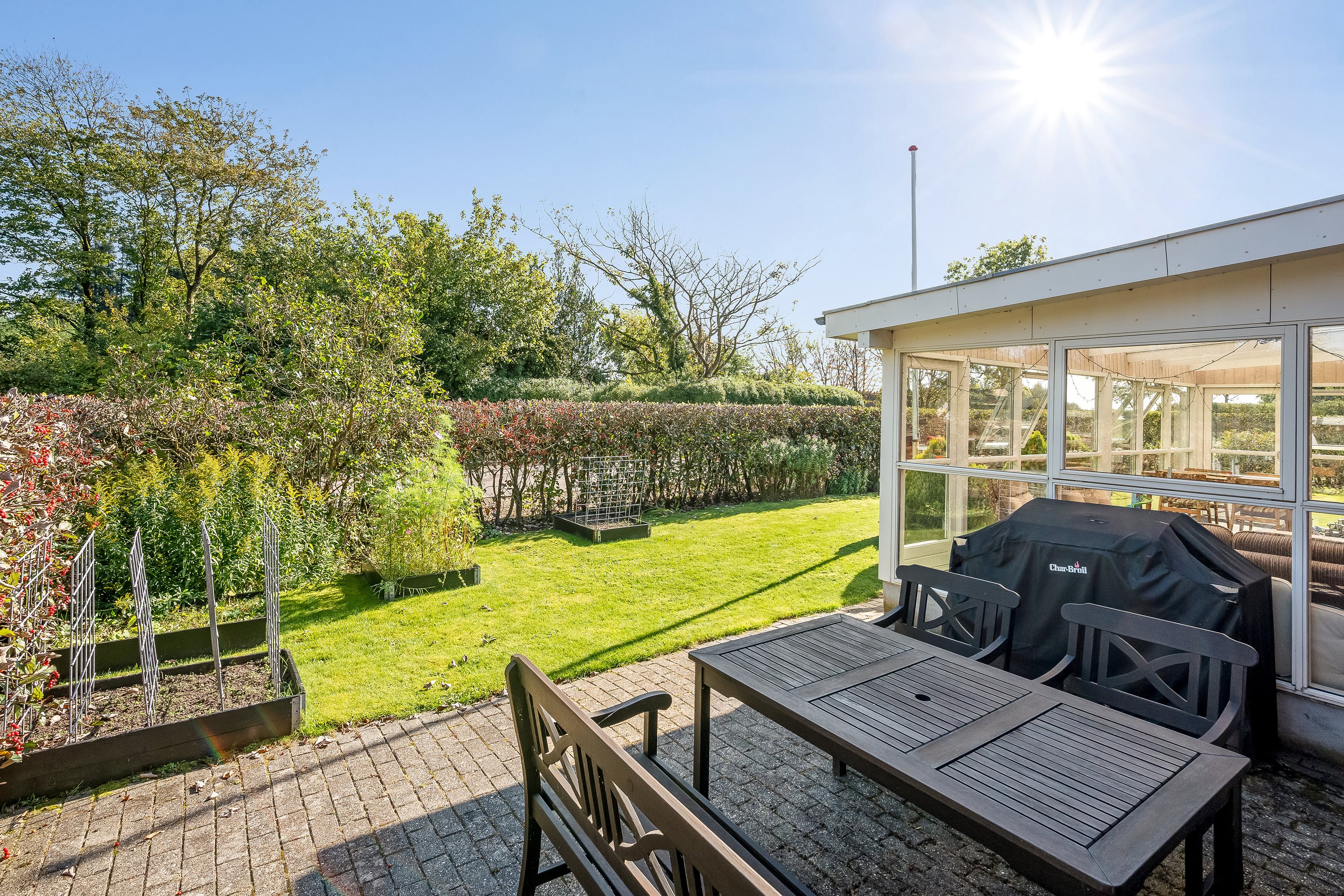 Fremhævet facade billede i fuldskærmstilstand. Billede af Lille Fiskbækvej 12, Fiskbæk, 6920 Videbæk