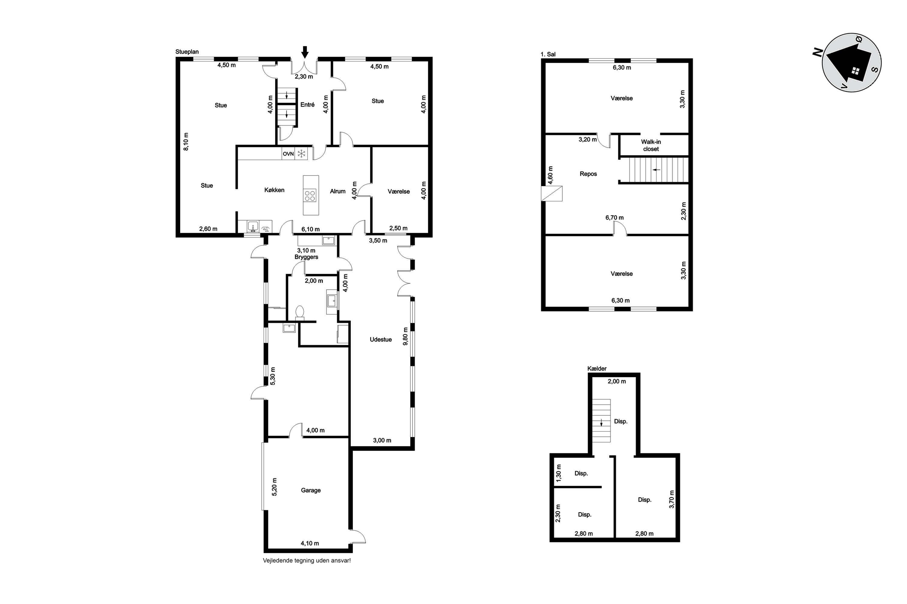 Plantegninger billede af Rådhusstræde 1, 6240 Løgumkloster