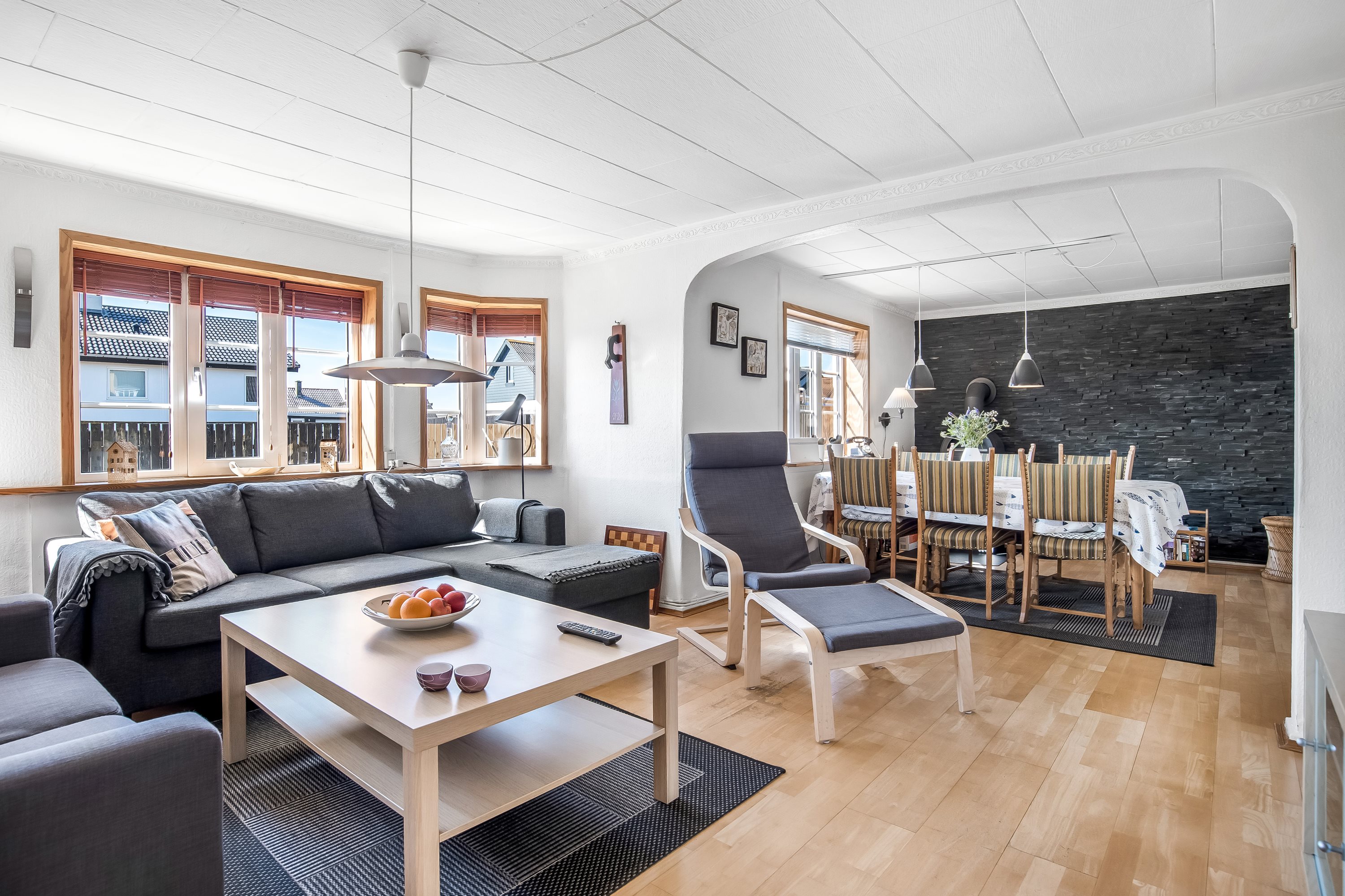 Fremhævet stue billede i fuldskærmstilstand. Billede af Manøvej 9, 7680 Thyborøn