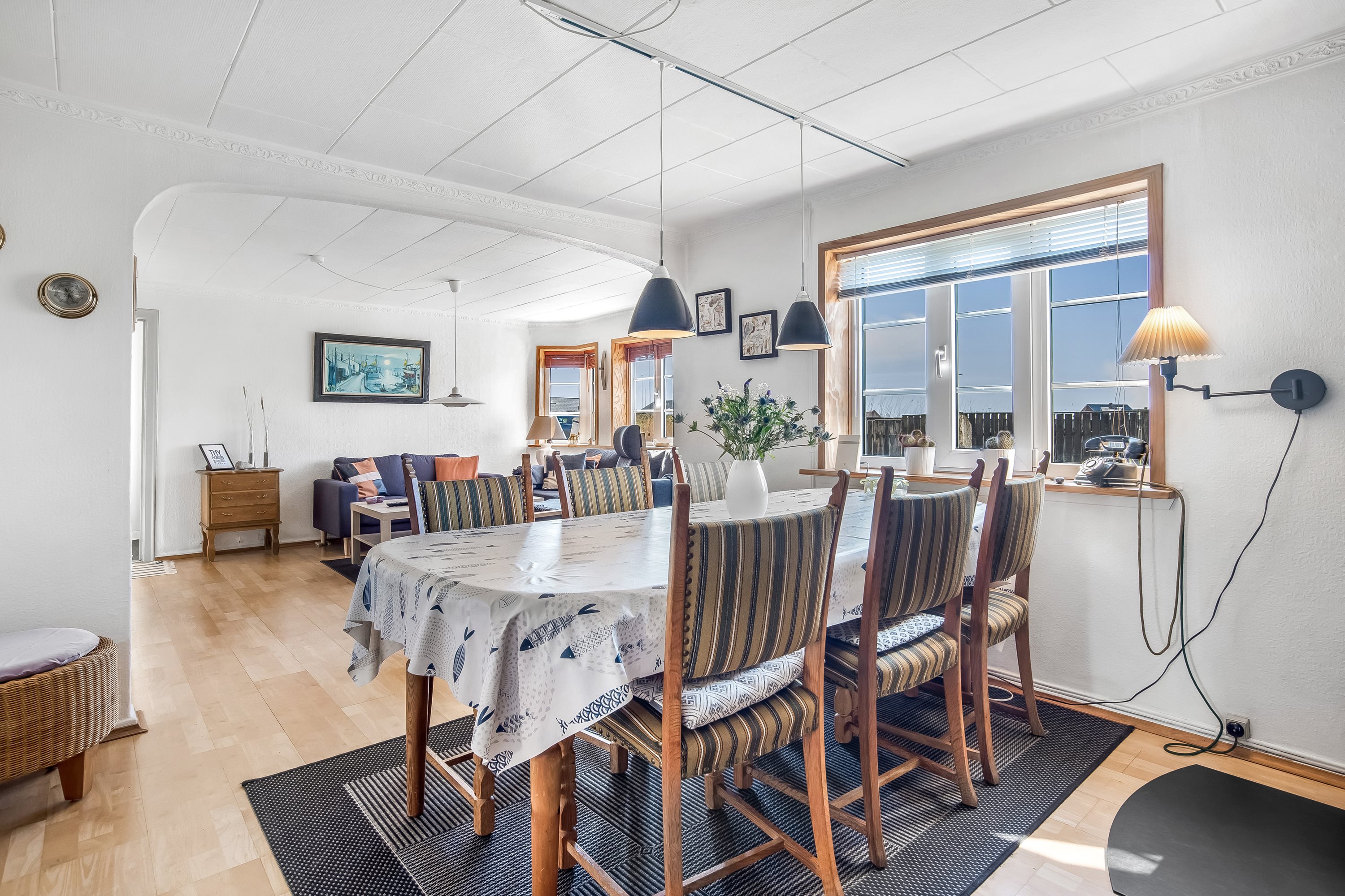 Fremhævet spisestue billede i fuldskærmstilstand. Billede af Manøvej 9, 7680 Thyborøn