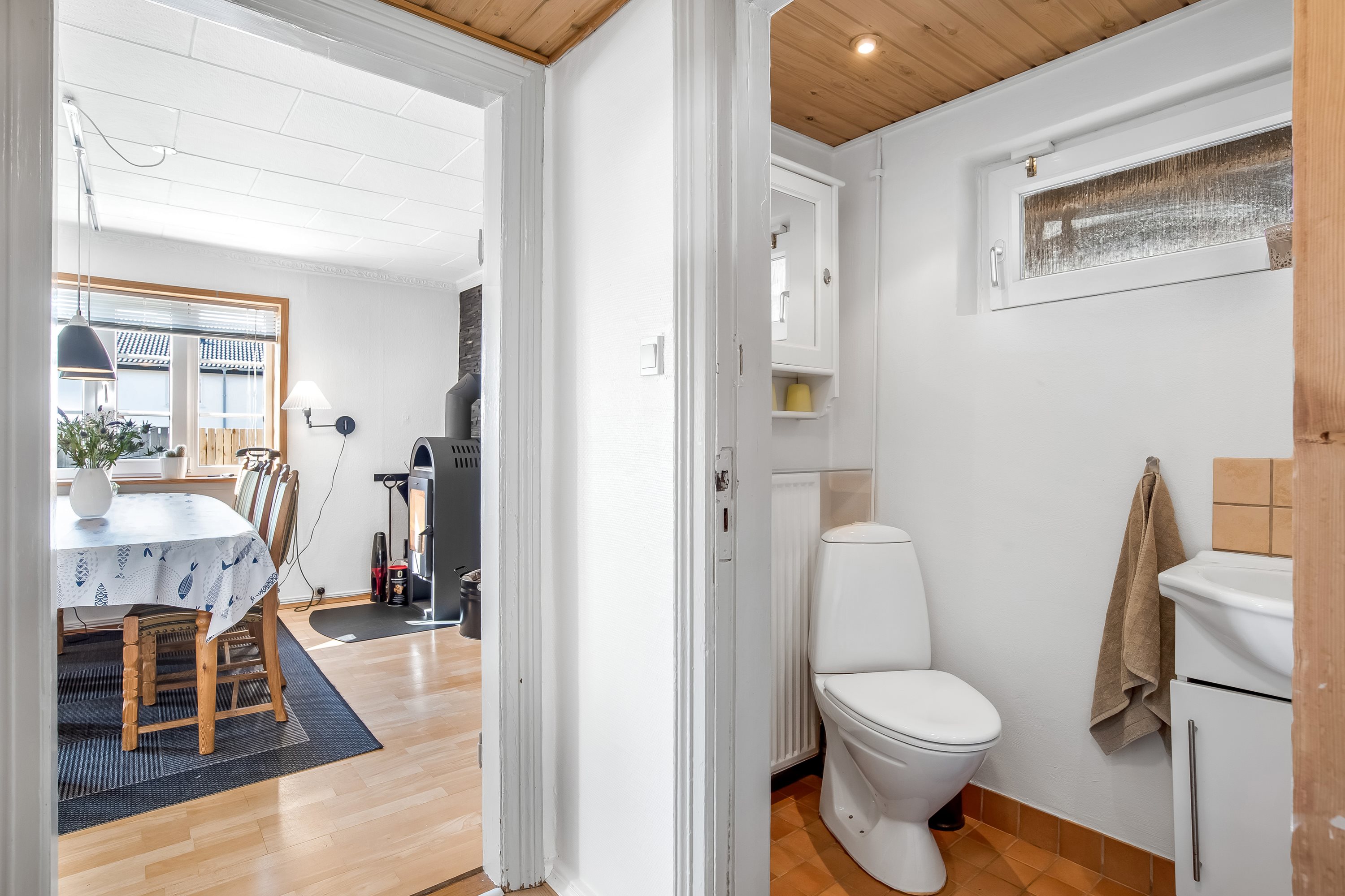 Fremhævet badeværelse billede i fuldskærmstilstand. Billede af Manøvej 9, 7680 Thyborøn