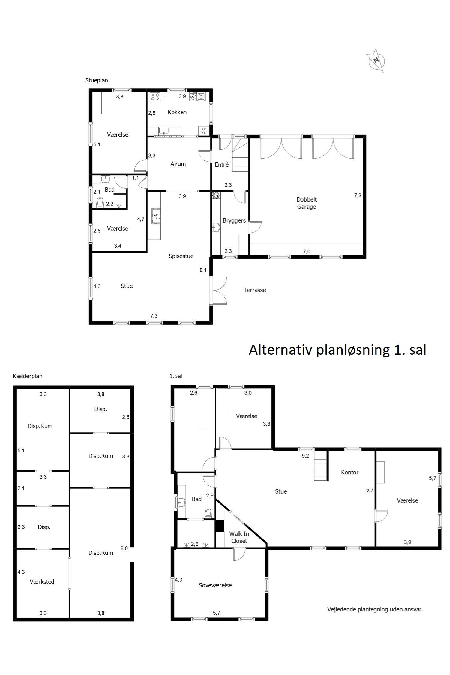 Plantegninger billede af Teglgårdvej 2, Orten, 6800 Varde