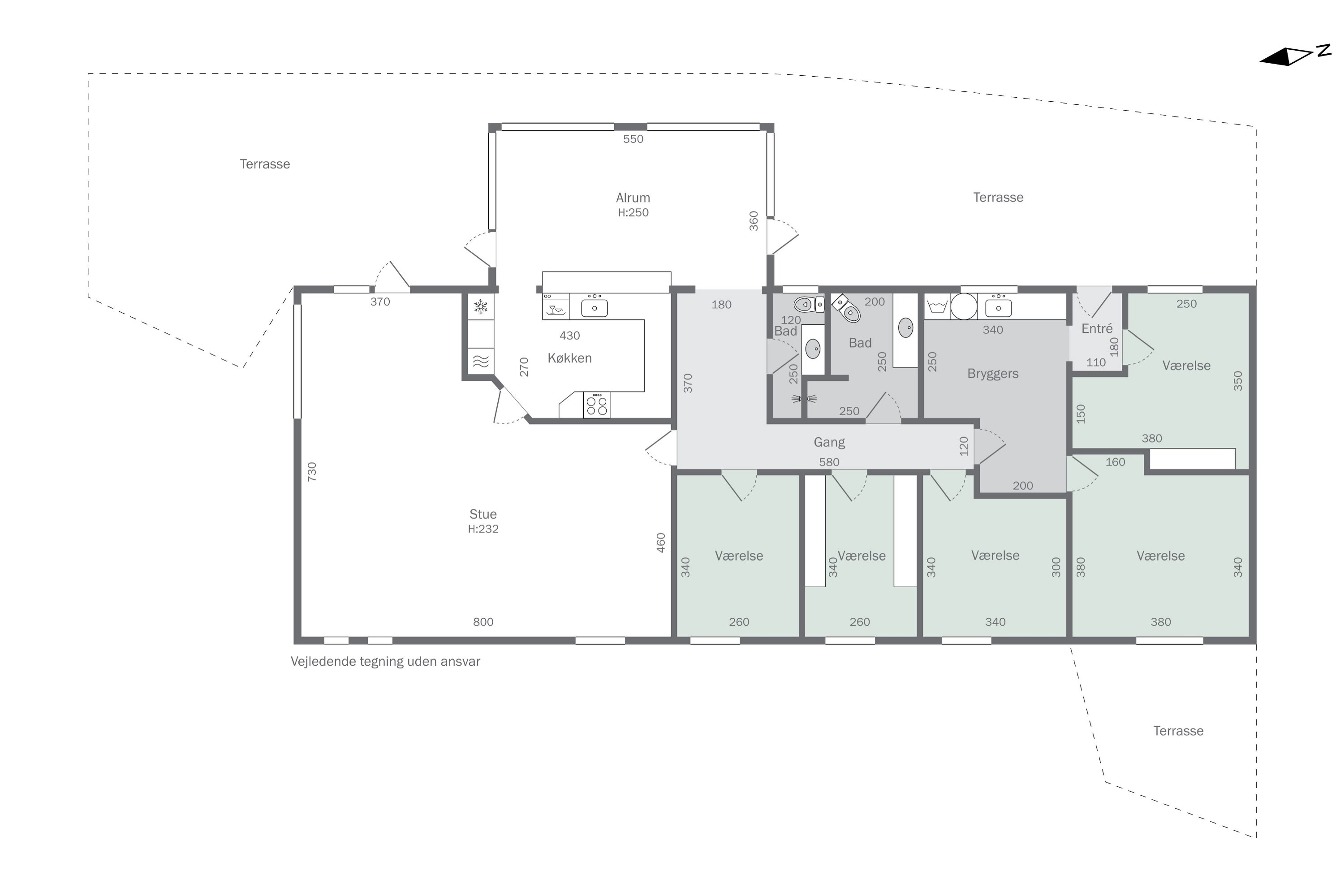 Plantegninger billede af Nygade 5, 9870 Sindal
