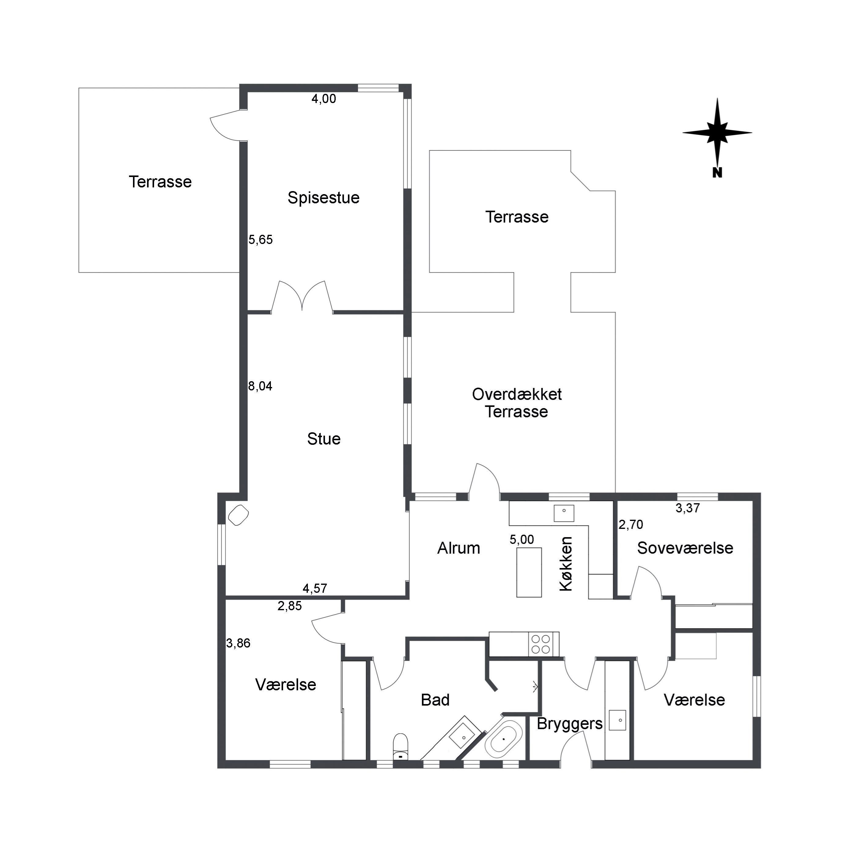 Plantegninger billede af Pilevej 5, 9990 Skagen