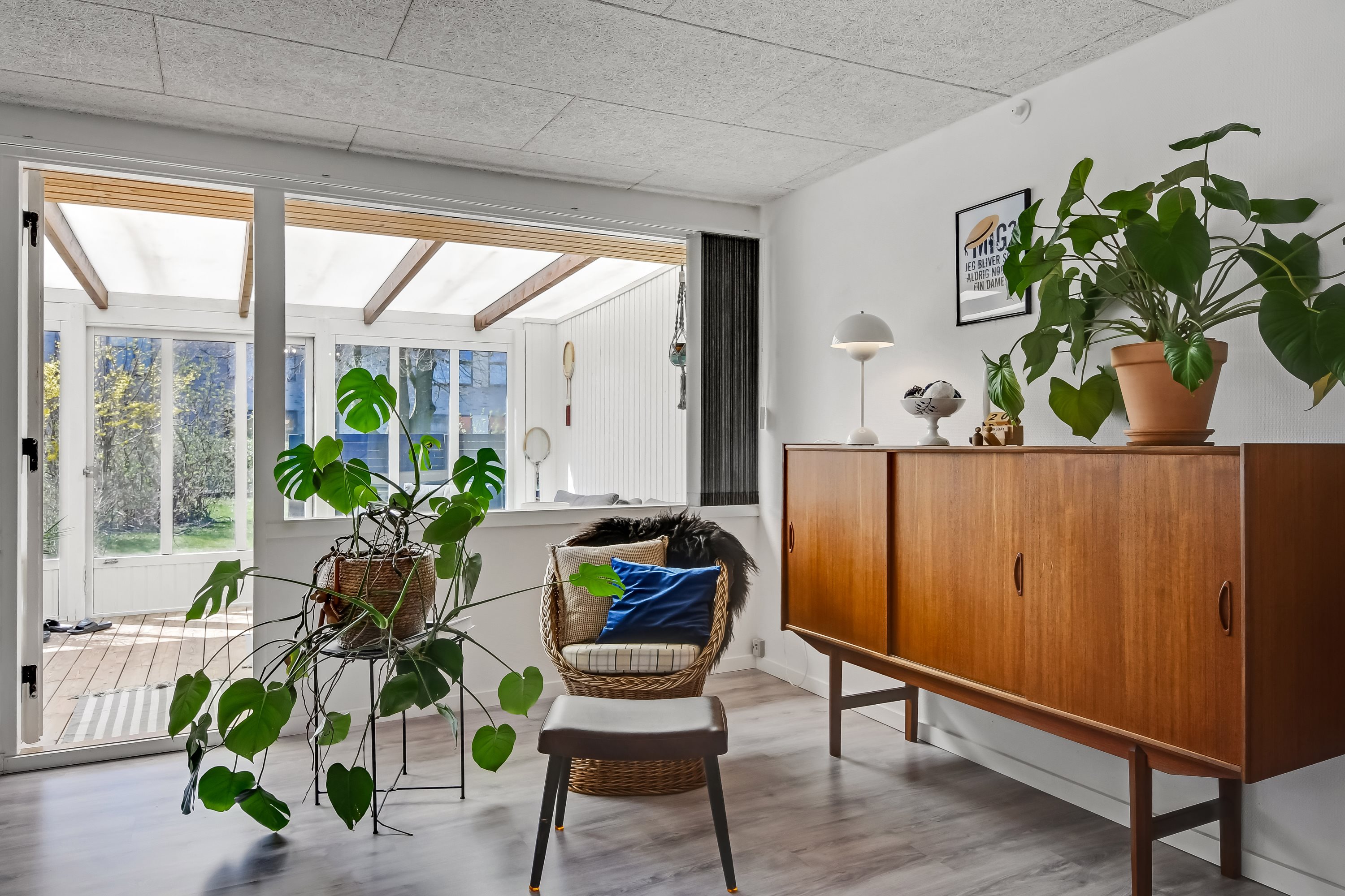 Fremhævet stue billede i fuldskærmstilstand. Billede af Elmelunden 101, 7190 Billund