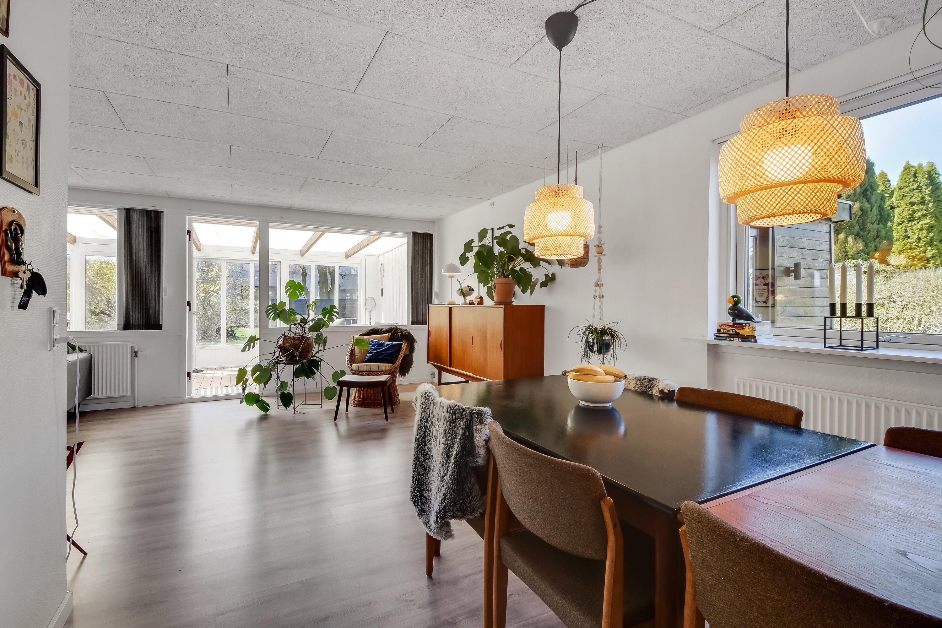 Fremhævet stue billede i fuldskærmstilstand. Billede af Elmelunden 101, 7190 Billund