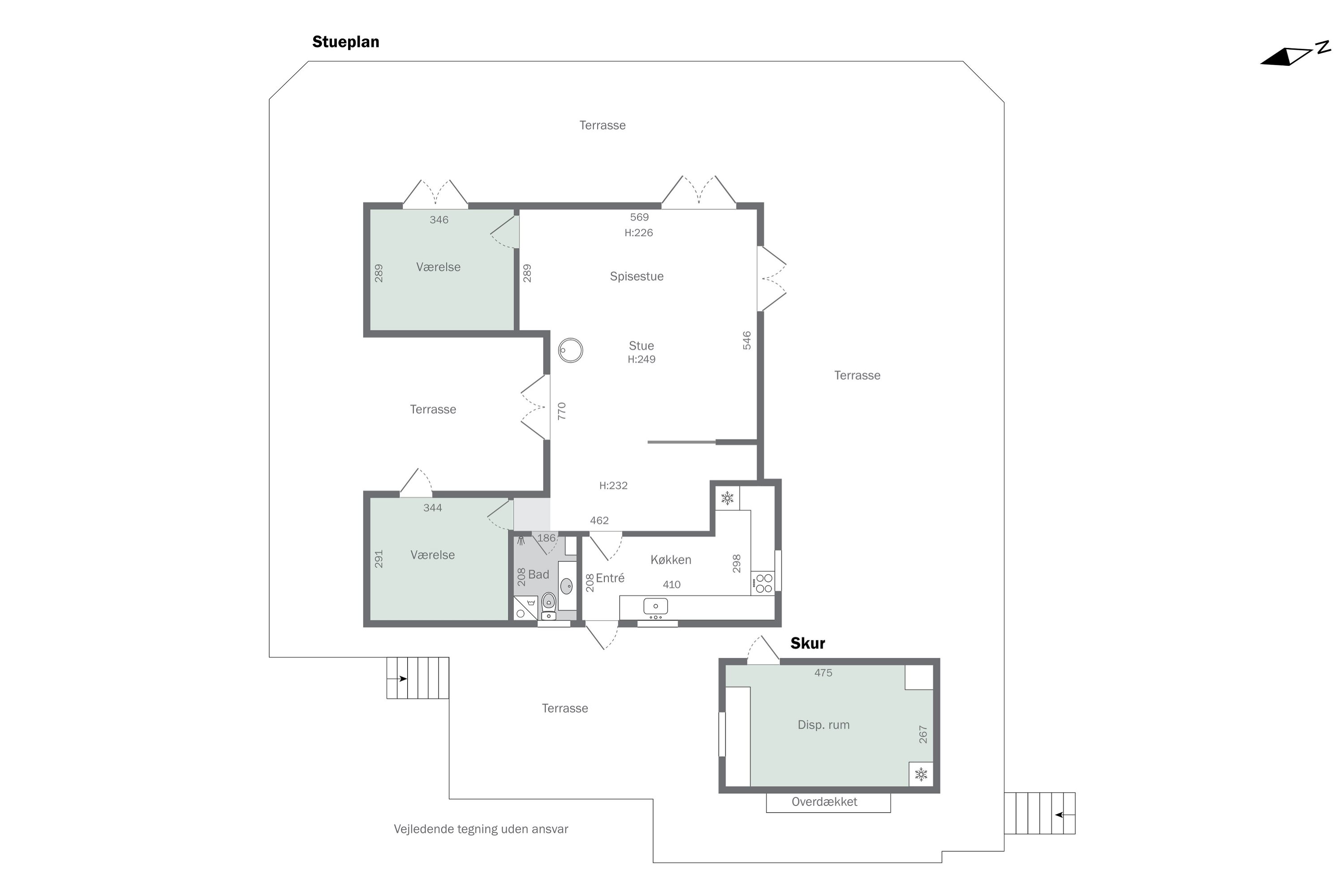 Plantegninger billede af Vibeengen 1, 4550 Asnæs