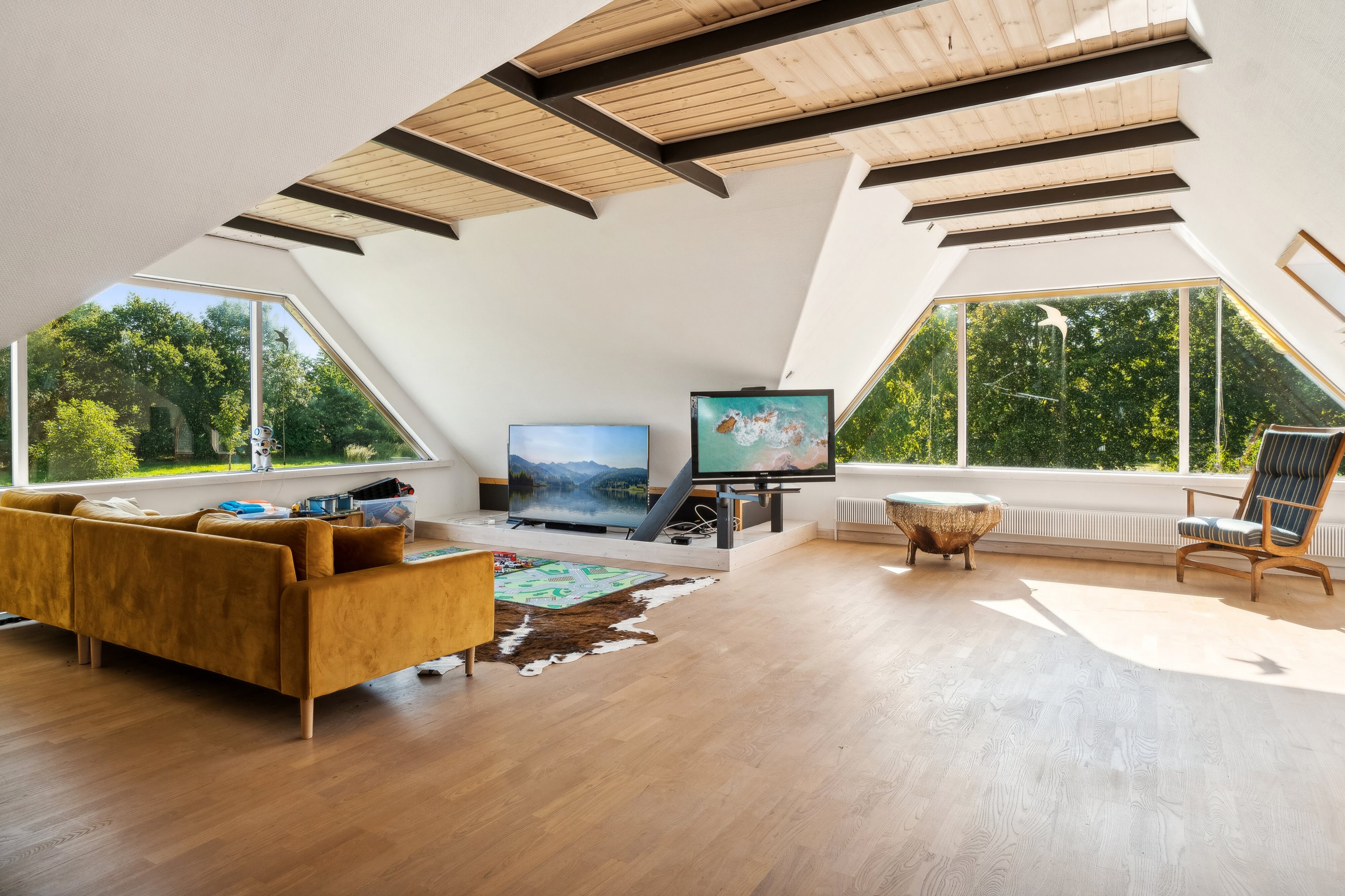 Fremhævet stue billede i fuldskærmstilstand. Billede af Tingvejen 57, 4400 Kalundborg