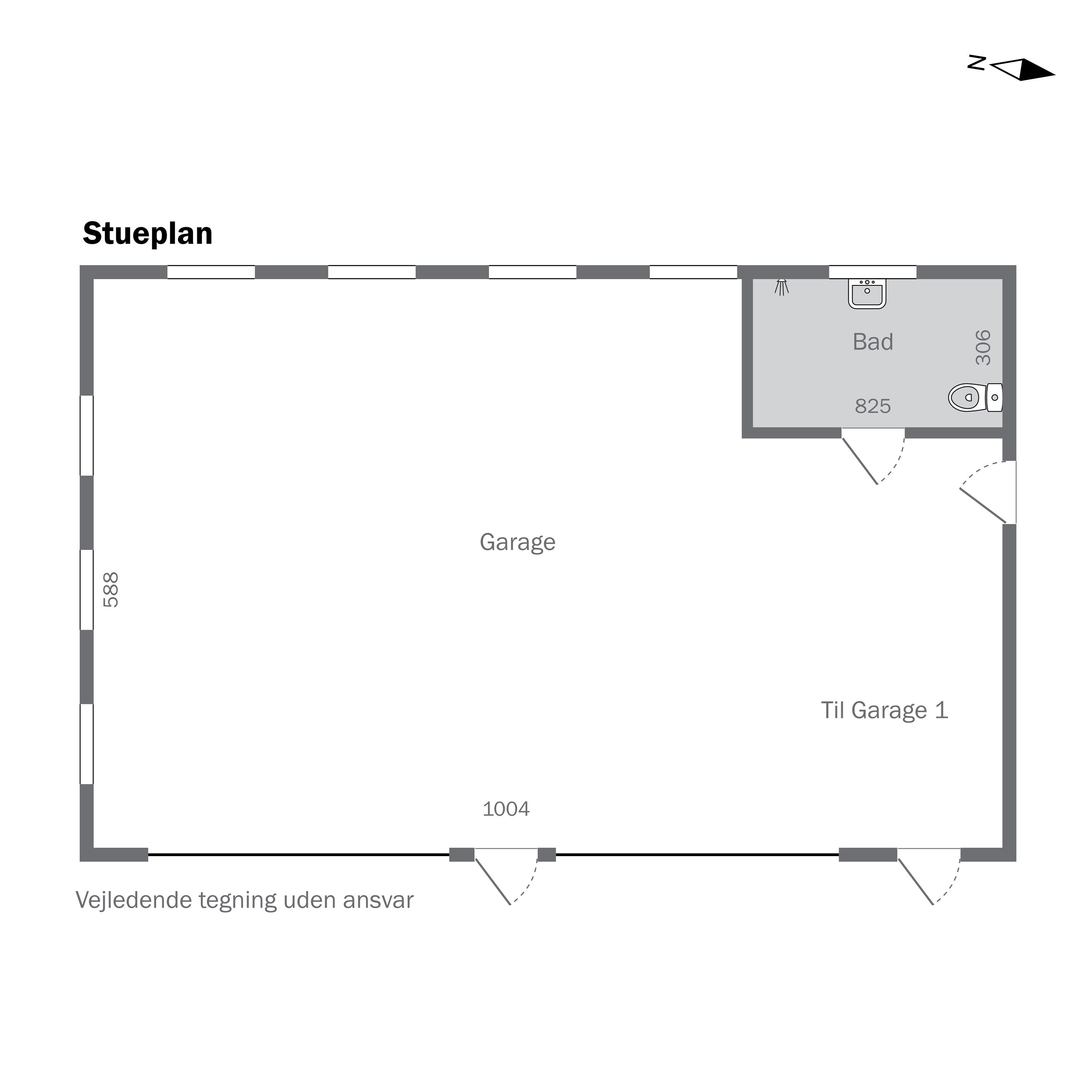 Plantegninger billede af Tingvejen 57, 4400 Kalundborg