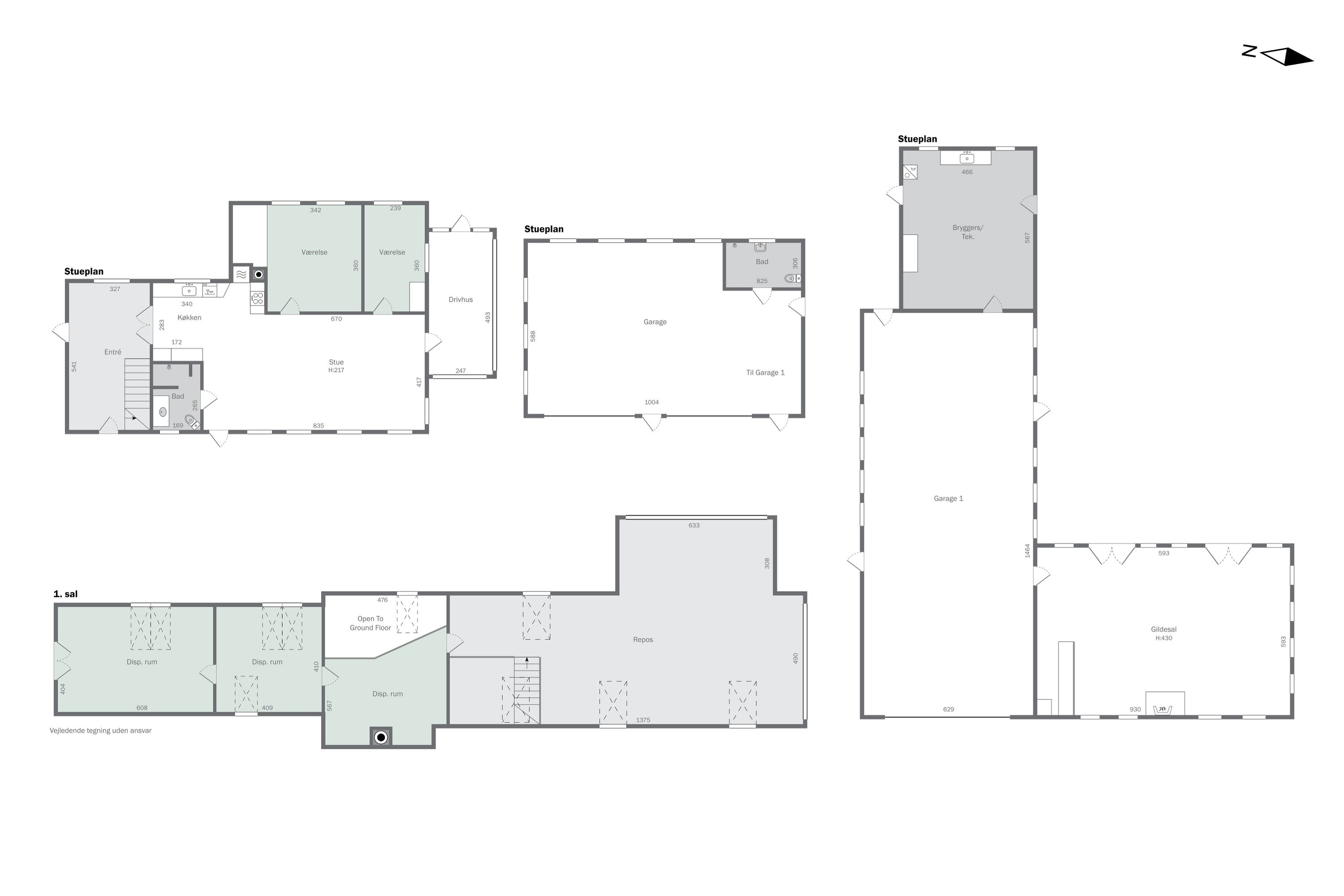 Plantegninger billede af Tingvejen 57, 4400 Kalundborg