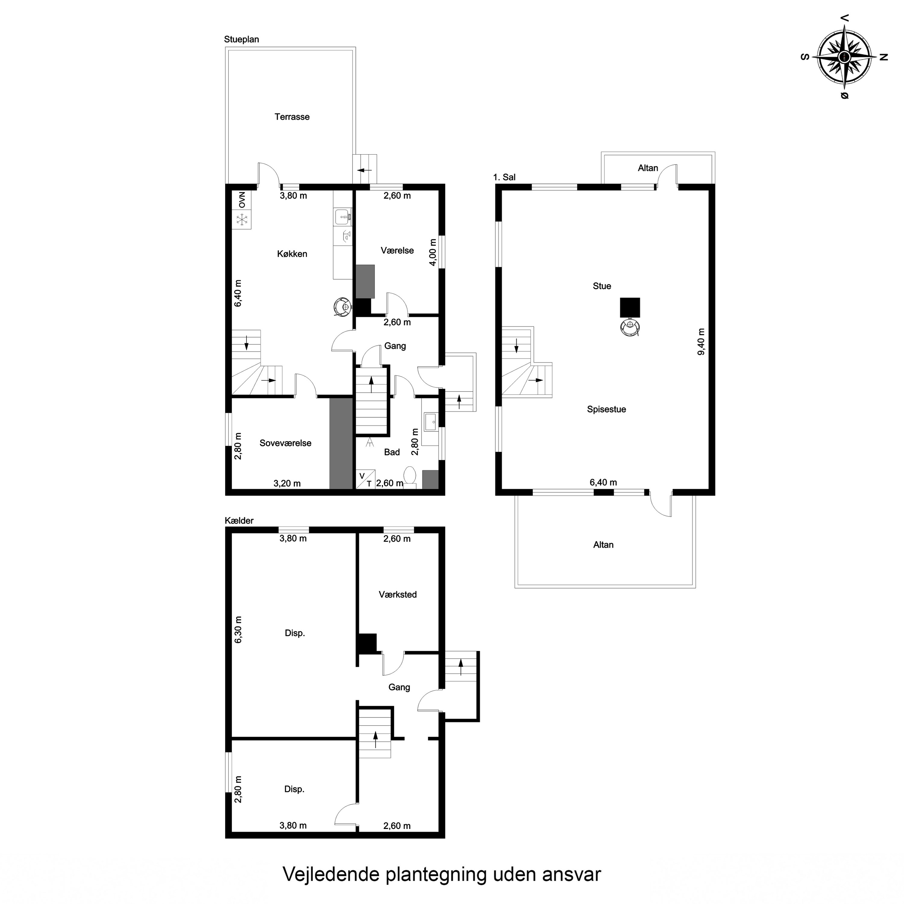 Plantegninger billede af Gl Færgevej 14, Oddesund Syd, 7600 Struer