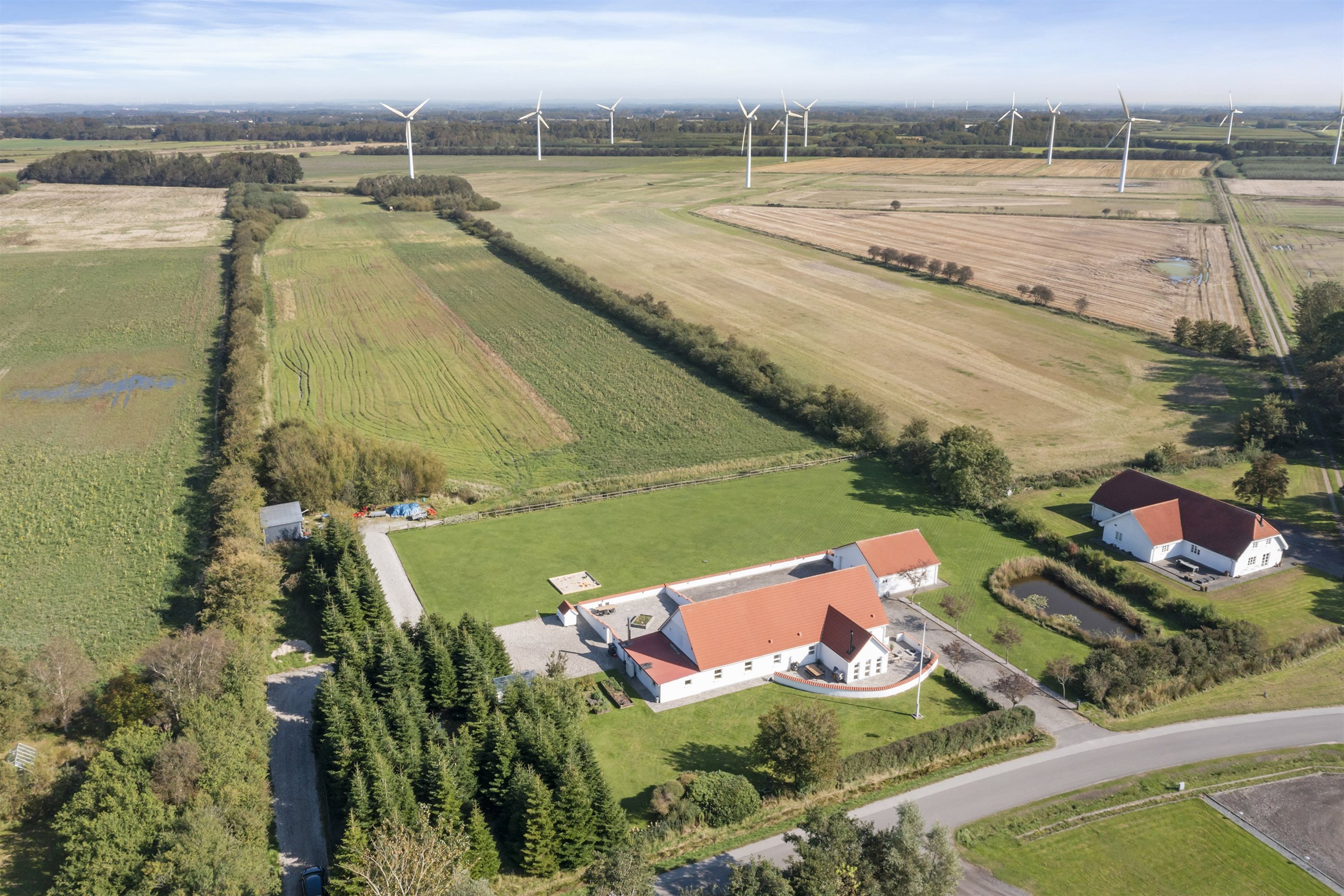 Miniaturebillede 2: luftfoto. Billede af Milbakvej 64, 9381 Sulsted