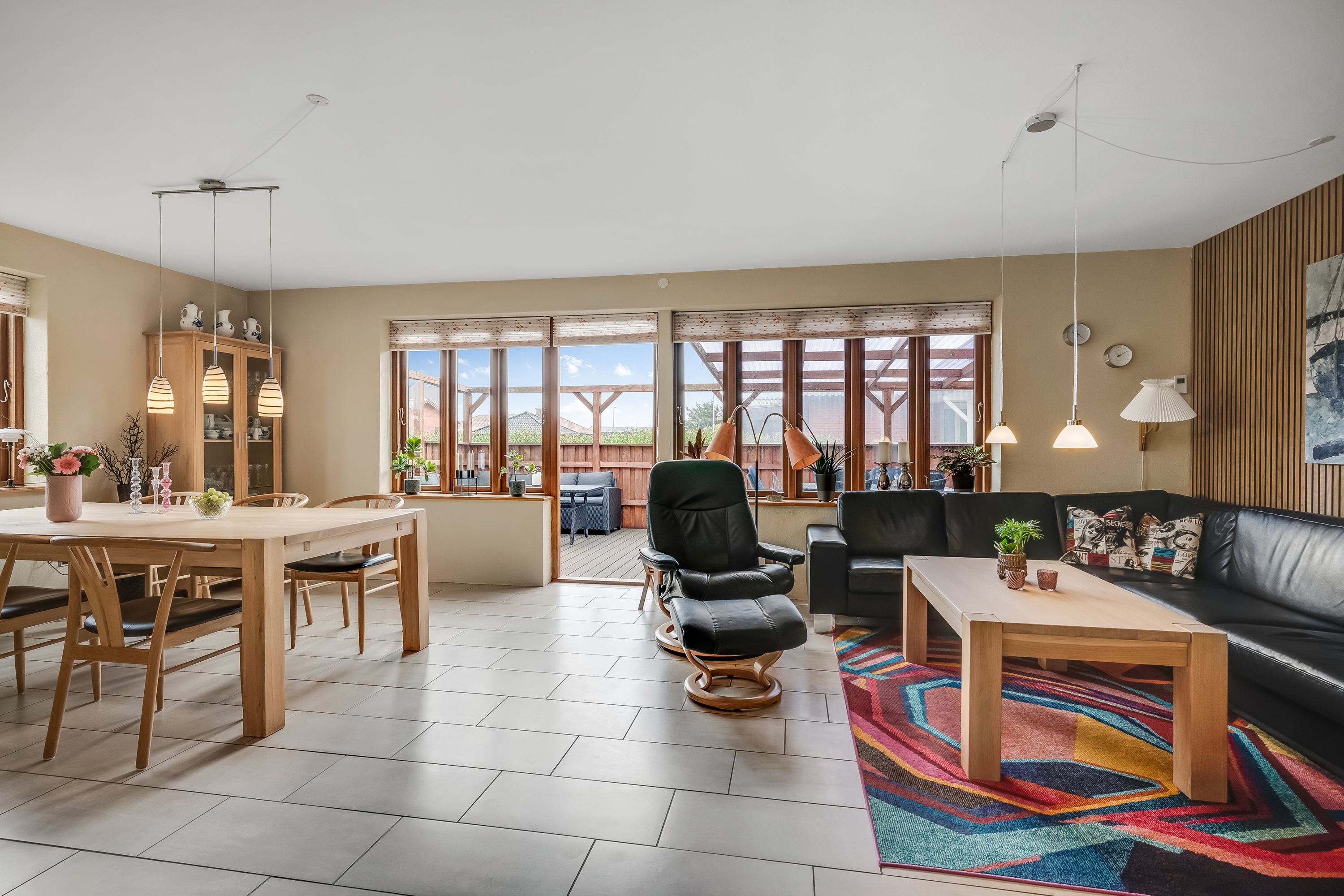 Fremhævet stue billede i fuldskærmstilstand. Billede af Drosselvej 2, 7680 Thyborøn