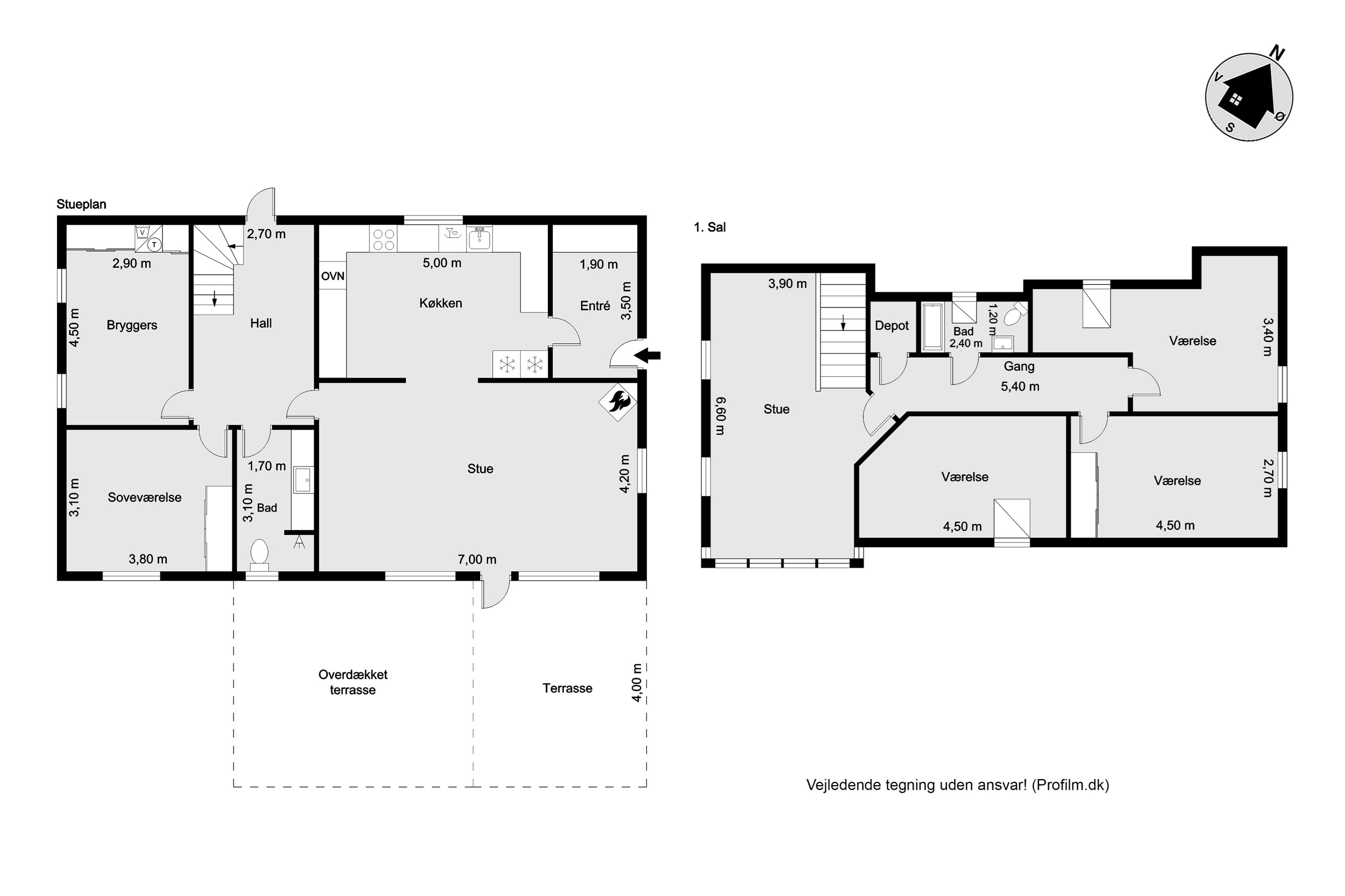 Plantegninger billede af Drosselvej 2, 7680 Thyborøn