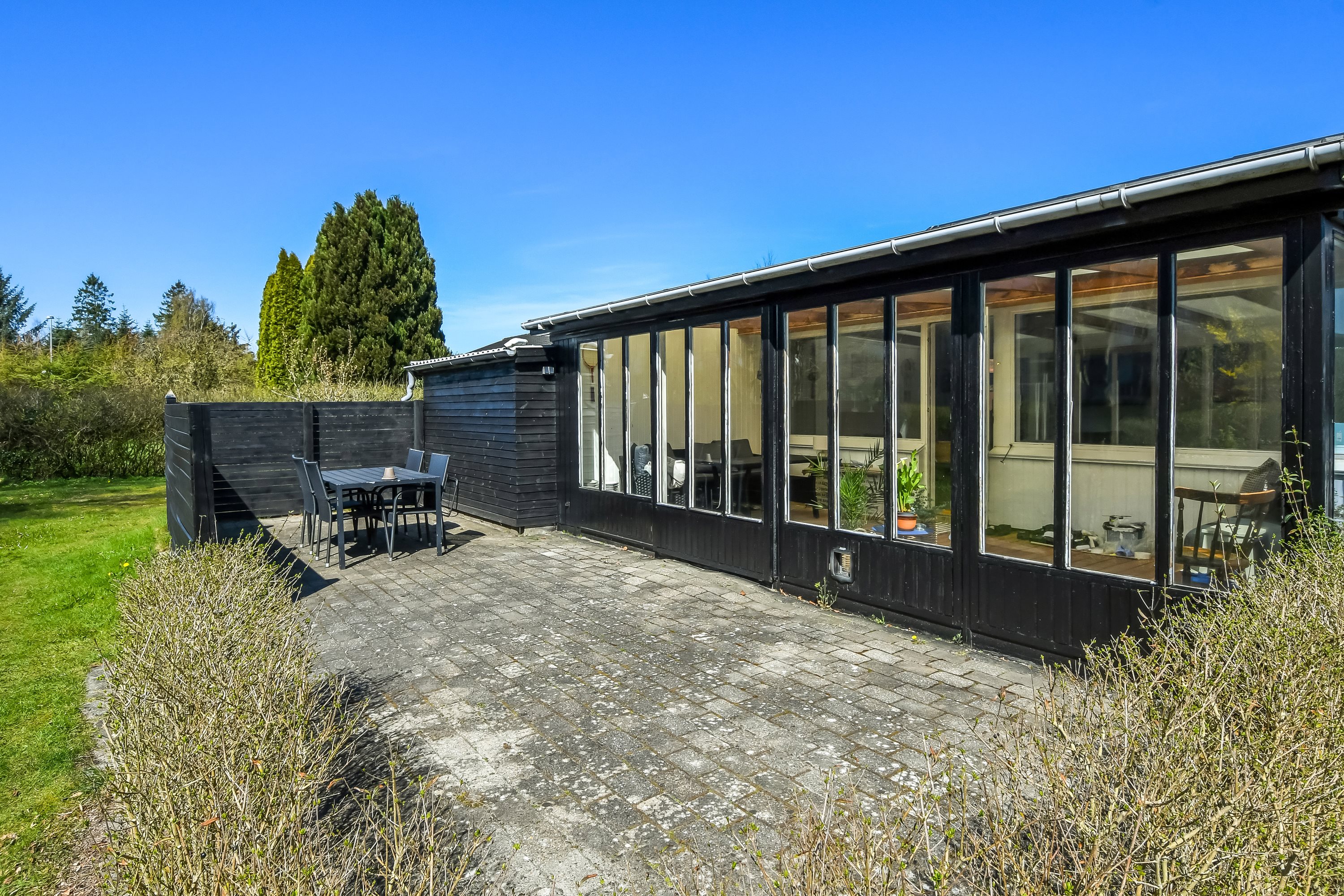 Fremhævet terrasse billede i fuldskærmstilstand. Billede af Elmelunden 101, 7190 Billund