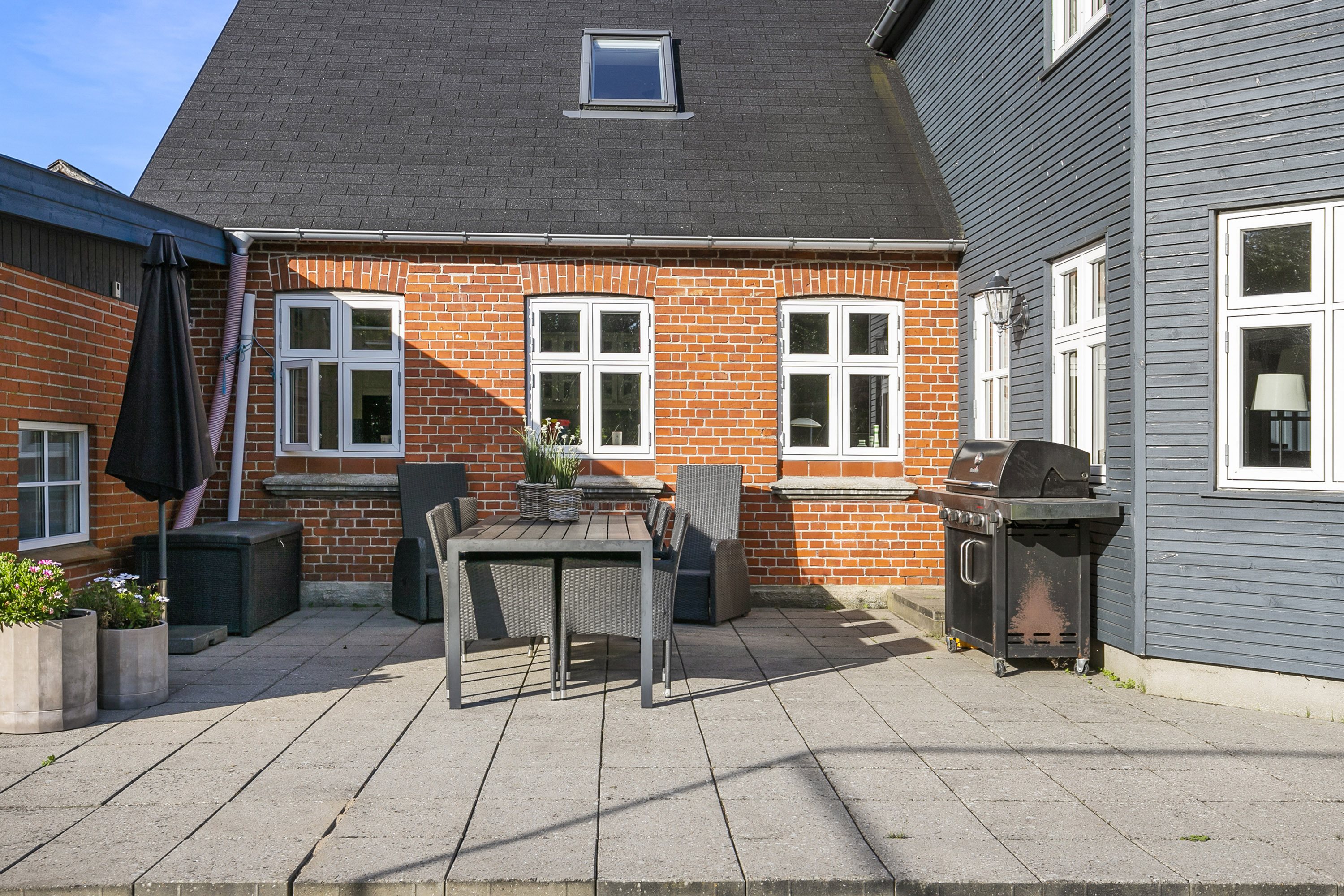 Fremhævet terrasse billede i fuldskærmstilstand. Billede af Halkærvej 91, Skørbæk, 9240 Nibe