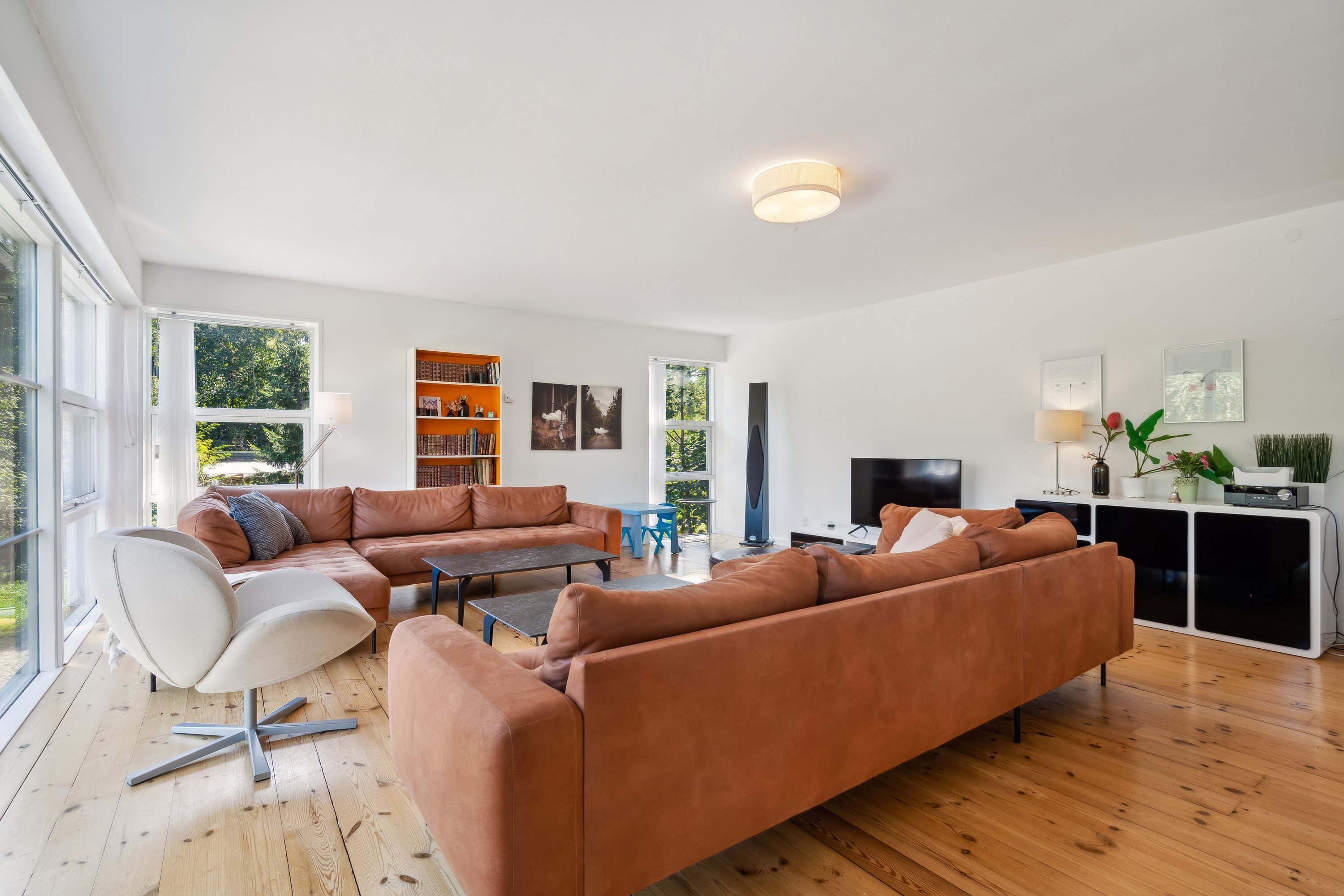 Fremhævet stue billede i fuldskærmstilstand. Billede af Atlasvej 19C, Dråby, 8400 Ebeltoft