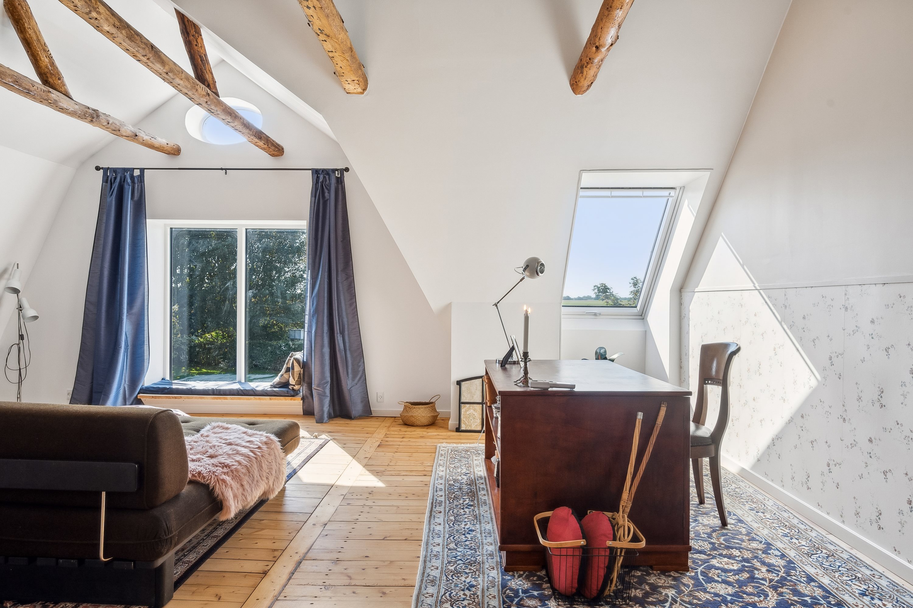 Fremhævet stue billede i fuldskærmstilstand. Billede af Savværksvej 2B, Oue, 9500 Hobro