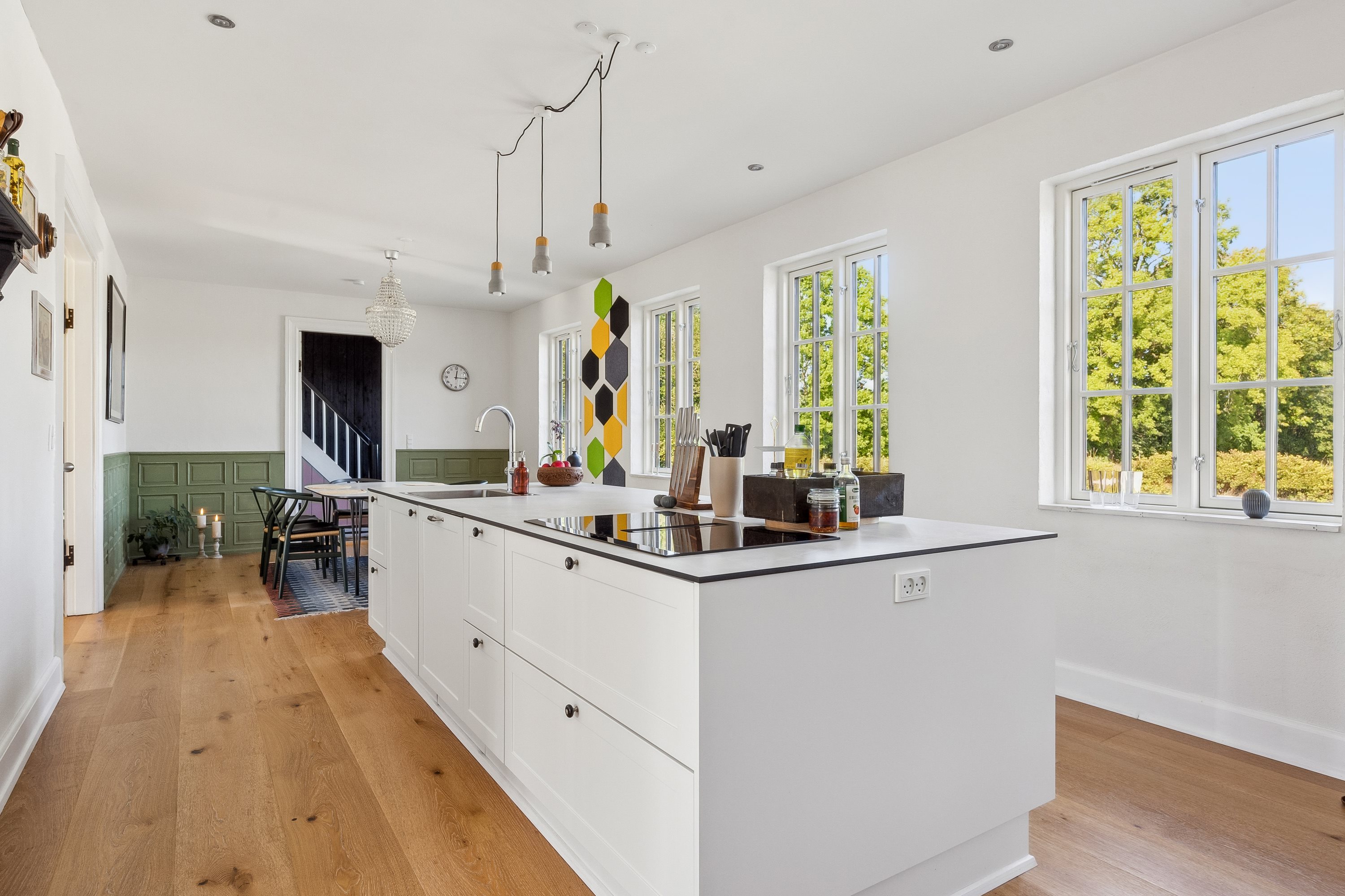 Fremhævet køkken billede i fuldskærmstilstand. Billede af Savværksvej 2B, Oue, 9500 Hobro